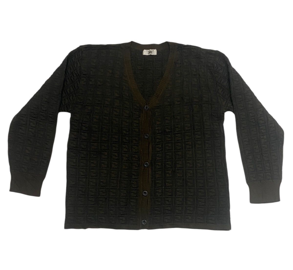 Japanese Brand × Vintage Kitamura Knit Inspired by Fendi Monogram Size US S / EU 44-46 / 1 - 2 Thumbnail