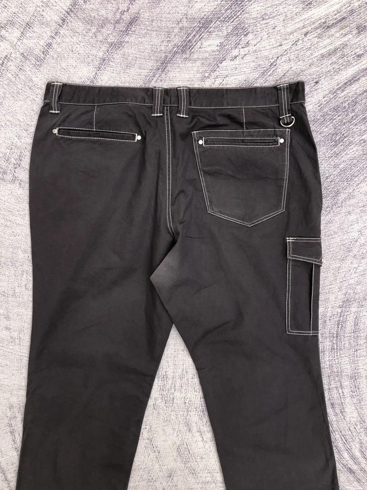 Japanese Brand × Vintage Black Carpenter Cargo Trousers With 5 Pocket Size US 37 - 9 Thumbnail