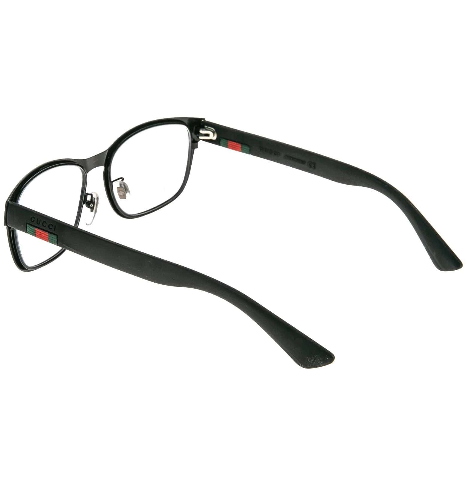 Gucci GUCCI GG0175O Stripe 0175 Black Rubber Optical Frame 002 Size ONE SIZE - 7 Thumbnail