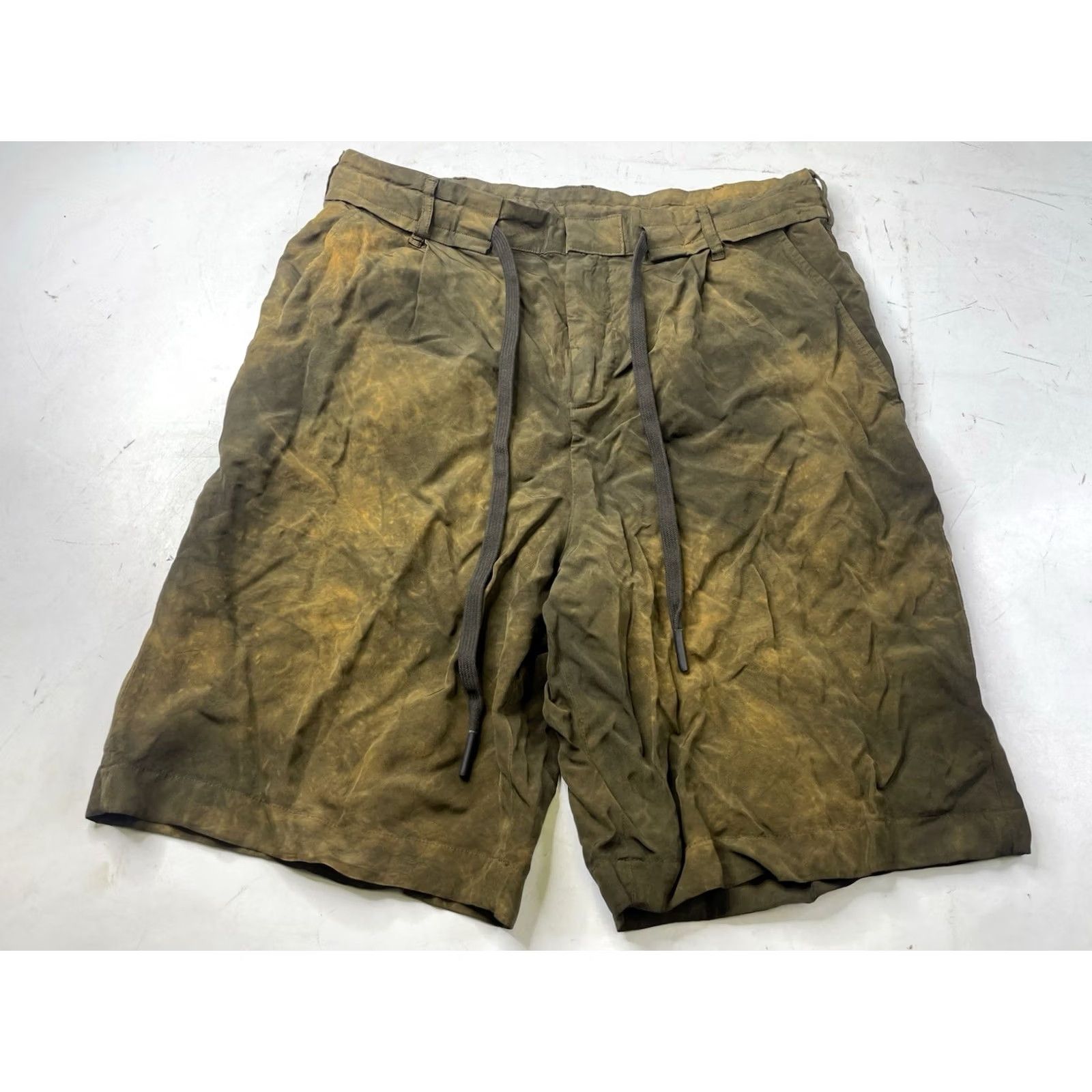 Vintage Andrea Ya’aqov Italy Mens Large 2 Piece Set Shirt Shorts Brown Short Sleeve Button Size US L / EU 52-54 / 3 - 2 Thumbnail