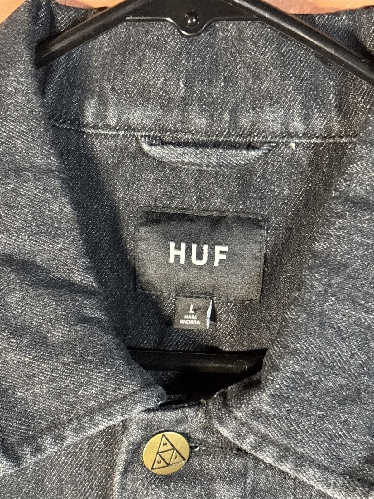 Huf HUF Worldwide 2002 Denim Full Button Jean Jacket Large Size US L / EU 52-54 / 3 - 5 Thumbnail