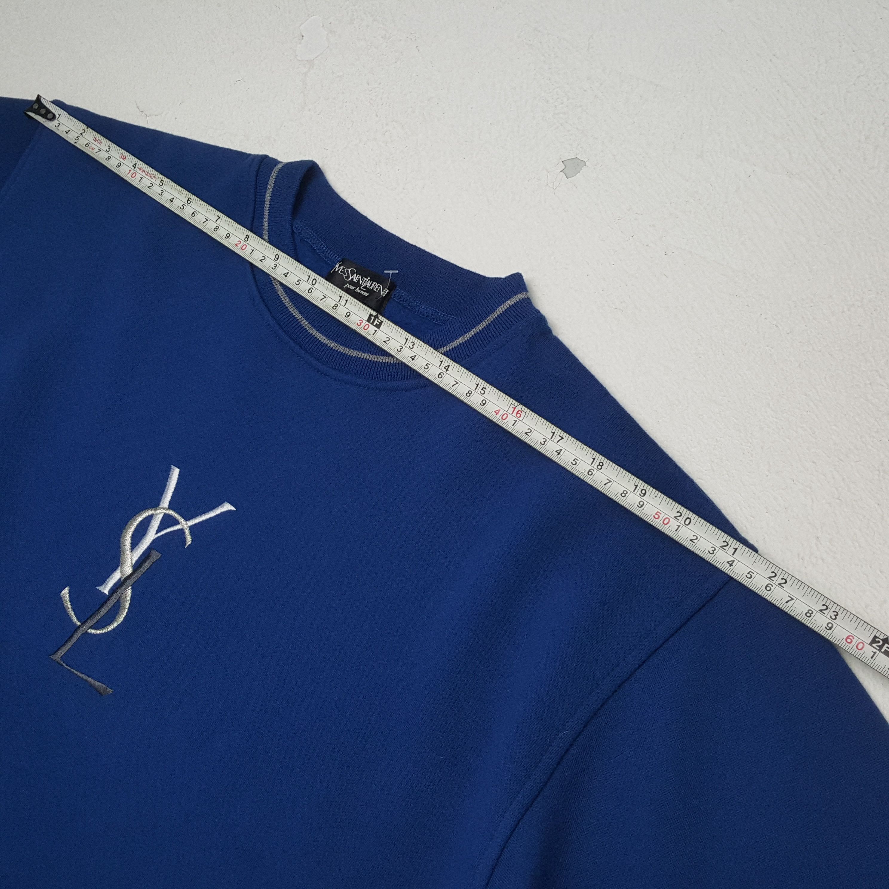 Vintage × Yves Saint Laurent YVES SAINT LAURENT Luxury Brand Fashion Style Sweatshirt Size US L / EU 52-54 / 3 - 4 Thumbnail