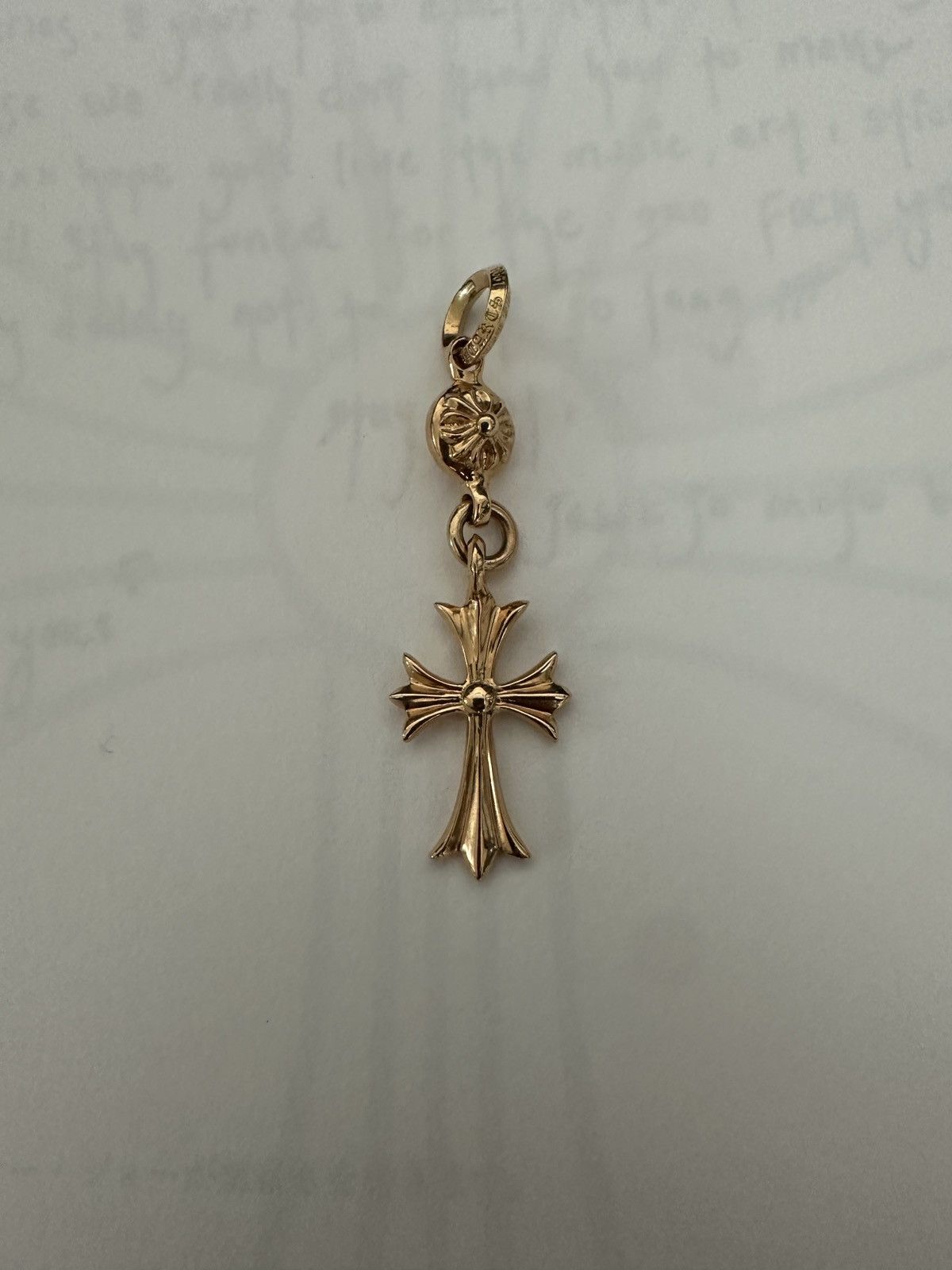 Chrome Hearts 1 Ball Tiny CH Cross Charm