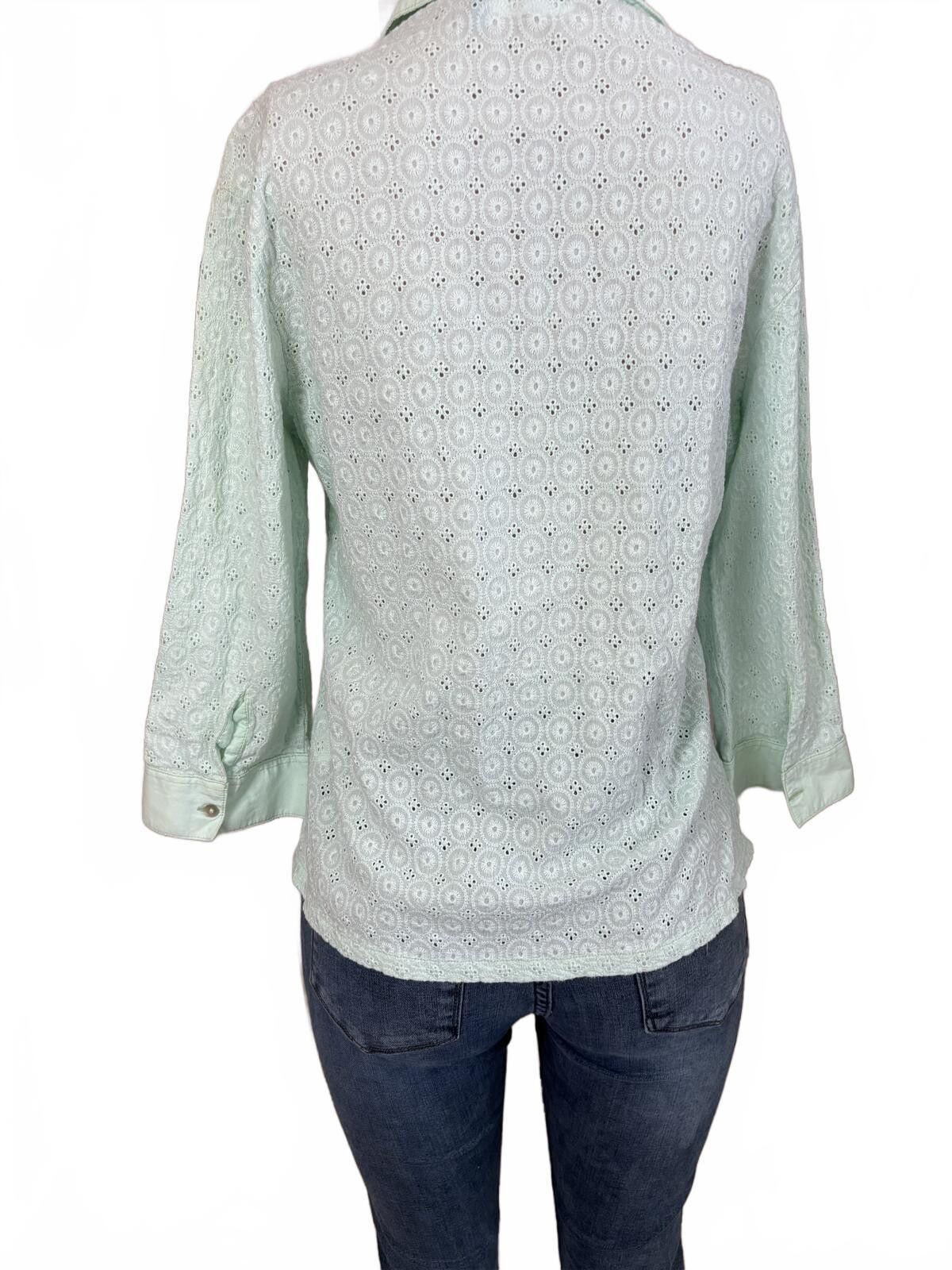 Other Fresh Produce Mint Green Eyelet Spring Boho top. M Size M / US 6-8 / IT 42-44 - 6 Thumbnail
