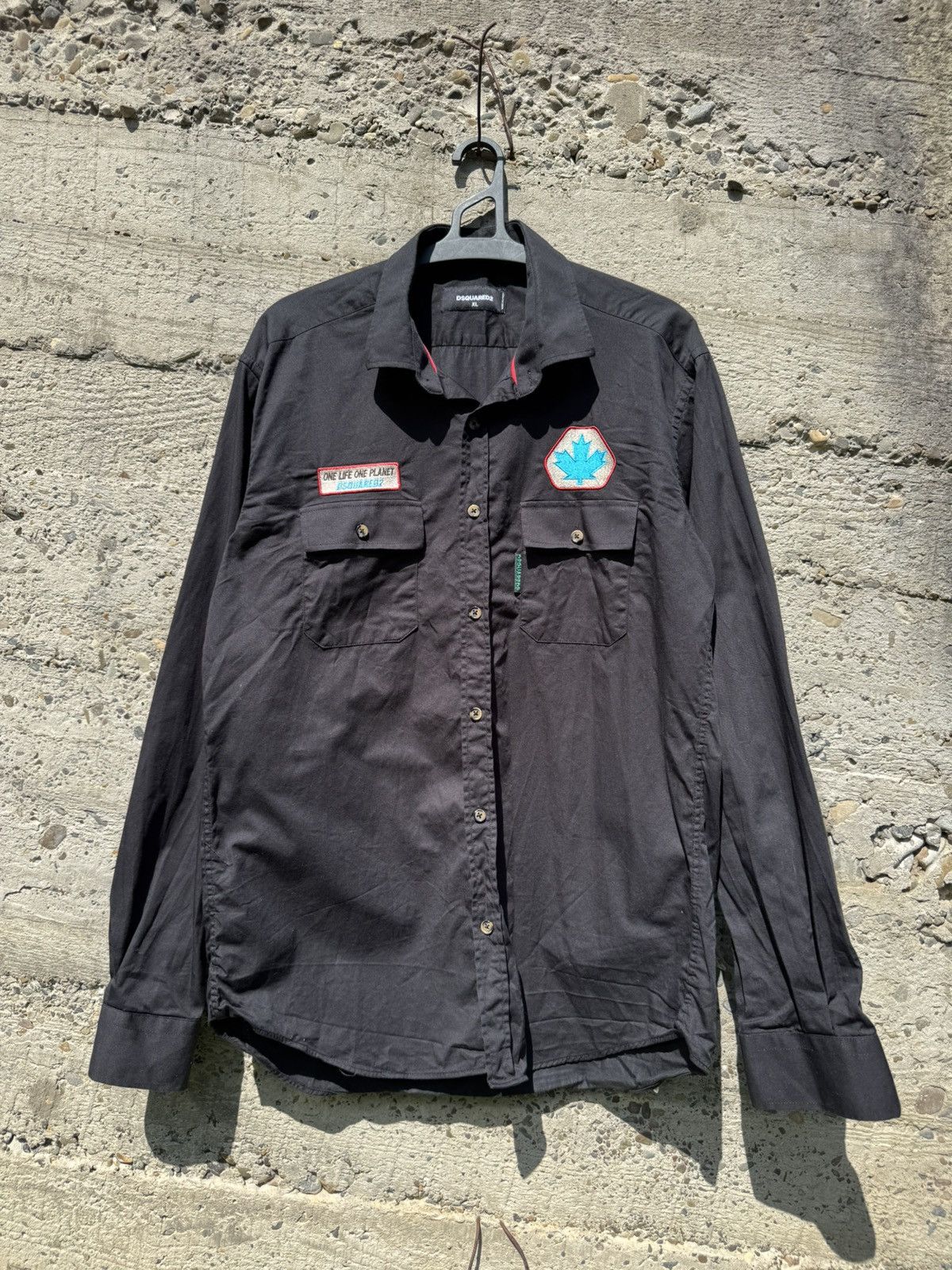 Dsquared2 Dsquared2 Putch Shirt Button Up Size US XL / EU 56 / 4 - 1 Thumbnail