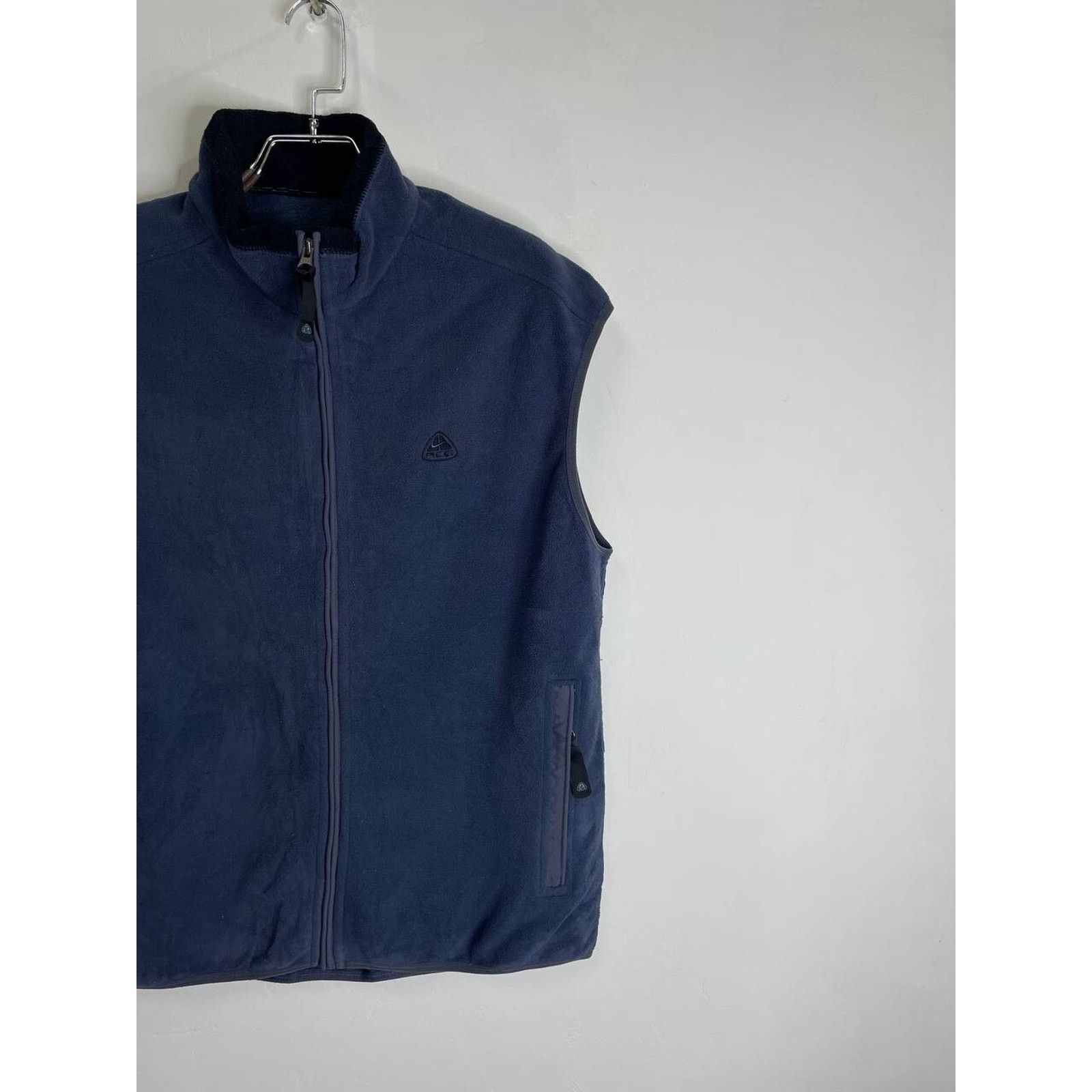 Nike ACG Vintage Nike ACG Therma-Fit Fleece Vest Blue Size XL Size US XL / EU 56 / 4 - 6 Thumbnail