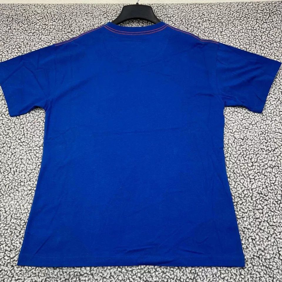 Mitchell & Ness New York Mets Shirt Men Extra Large Blue Short Sleeve Cotton Size US XL / EU 56 / 4 - 2 Thumbnail