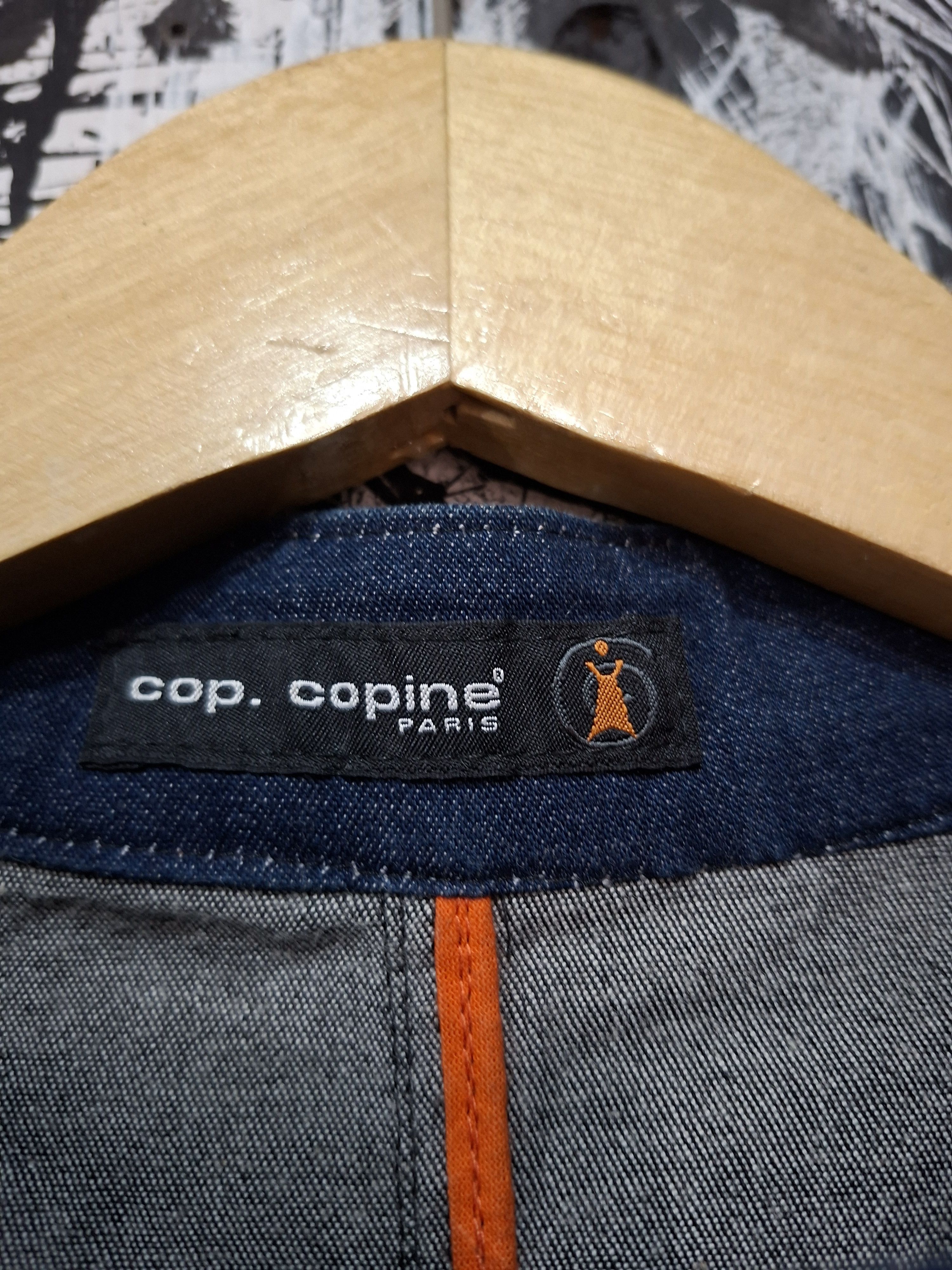 Cop Copine COP COPINE PARIS MANDARIN COLAR DENIM JACKET Size M / US 6-8 / IT 42-44 - 5 Thumbnail