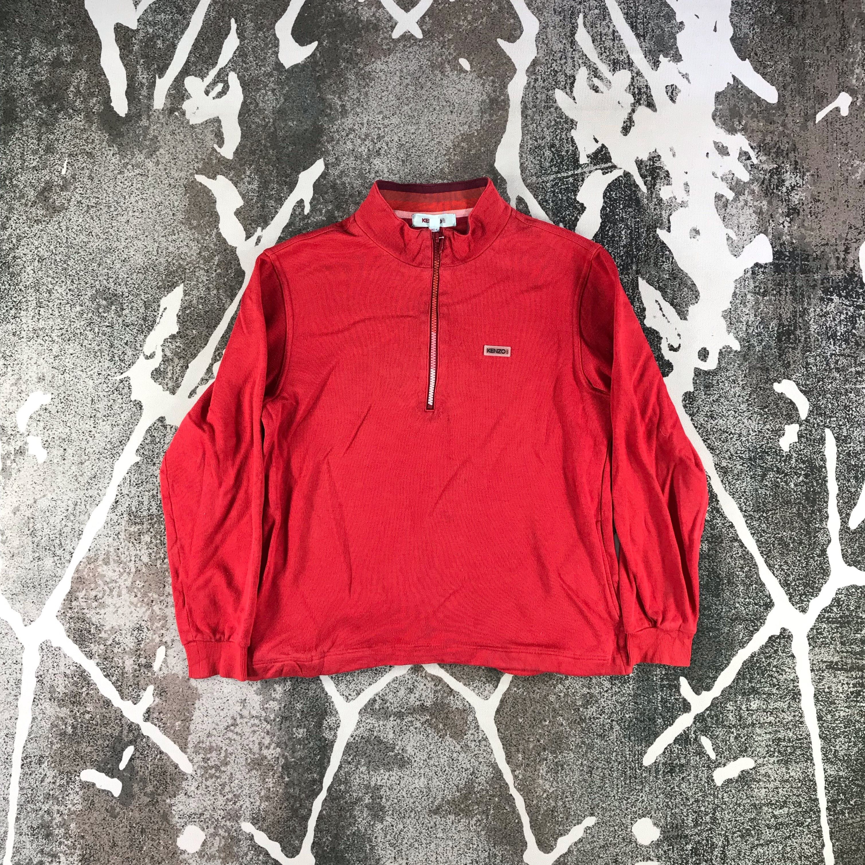 Kenzo Kenzo Golf Half Zip Sweater F209 Size US S / EU 44-46 / 1 - 1 Thumbnail