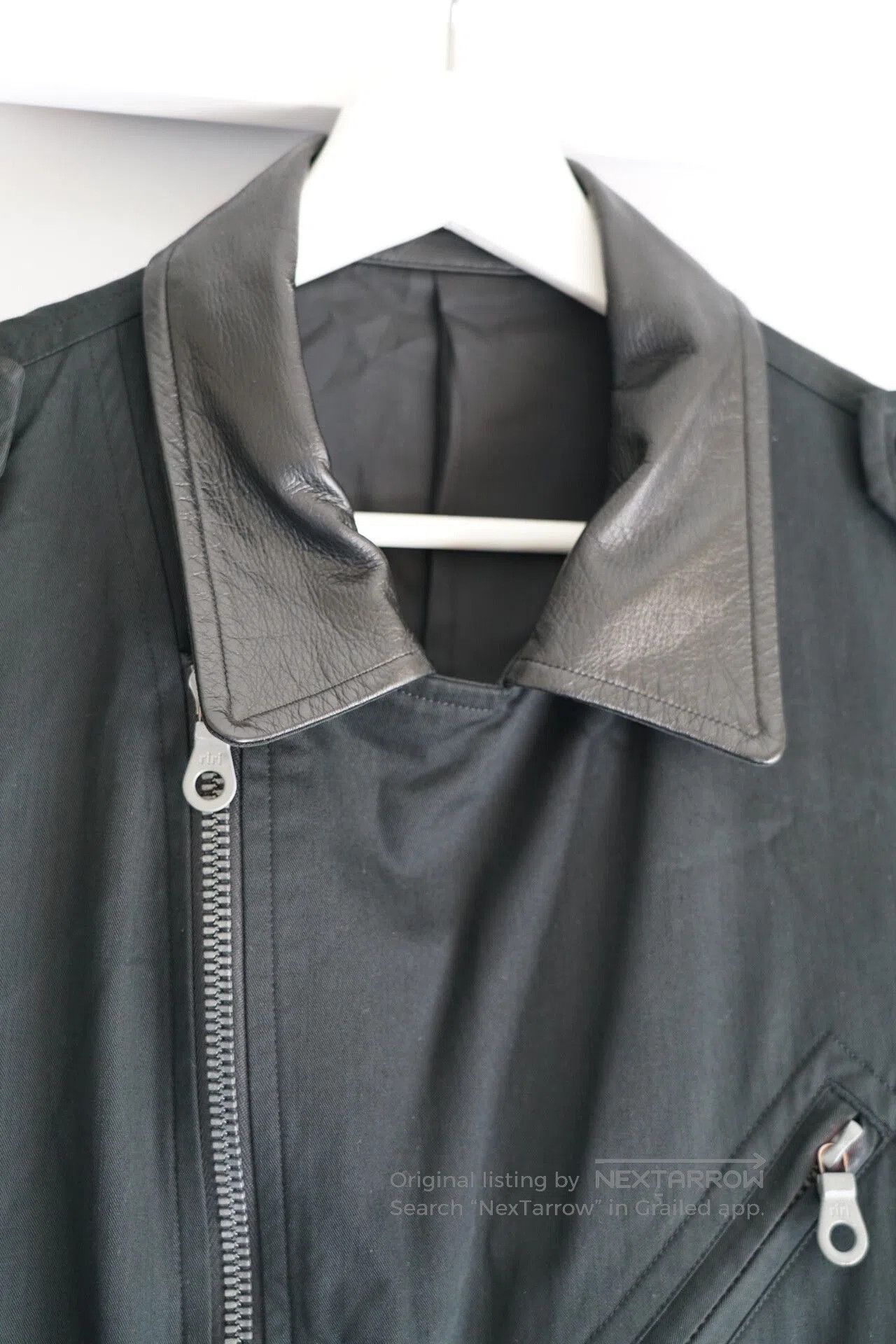 Yohji Yamamoto yohji yamamoto leather zip short jacket. Size US M / EU 48-50 / 2 - 3 Thumbnail