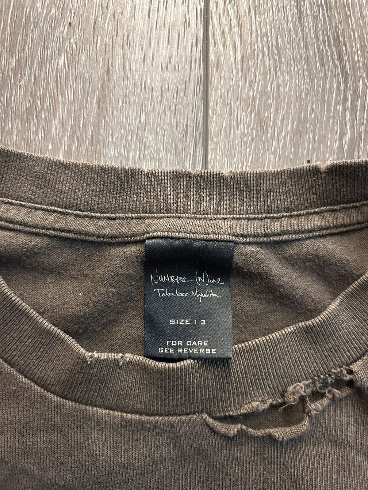 Number (N)ine Number (n)ine aw02 Nowhere man Size US M / EU 48-50 / 2 - 5 Thumbnail