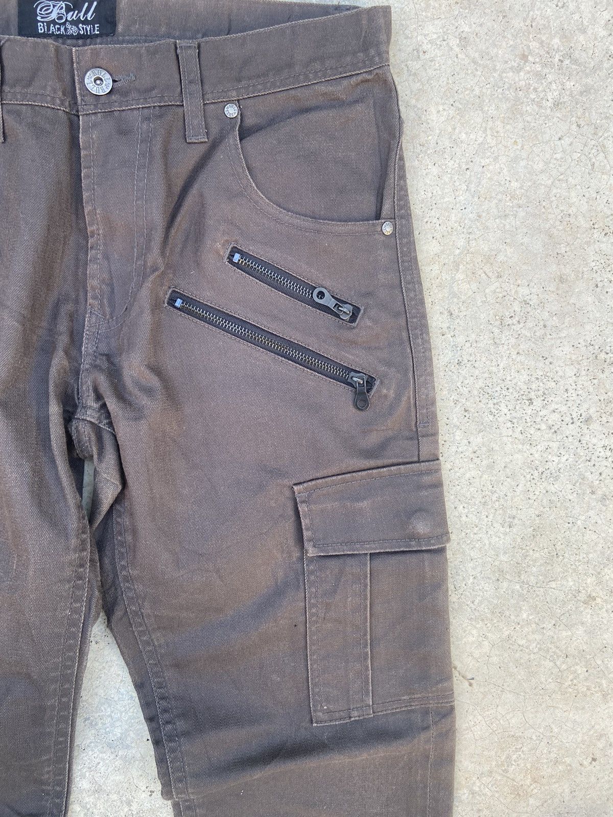 PPFM Bulls Black Style cargo pants lgb Size US 32 / EU 48 - 4 Thumbnail
