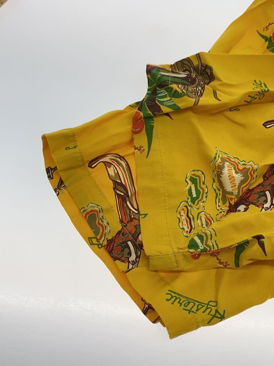 Hysteric Glamour Hysteric Glamour Monogram Rayon Short Sleeve Shirt Yellow Size US L / EU 52-54 / 3 - 5 Thumbnail