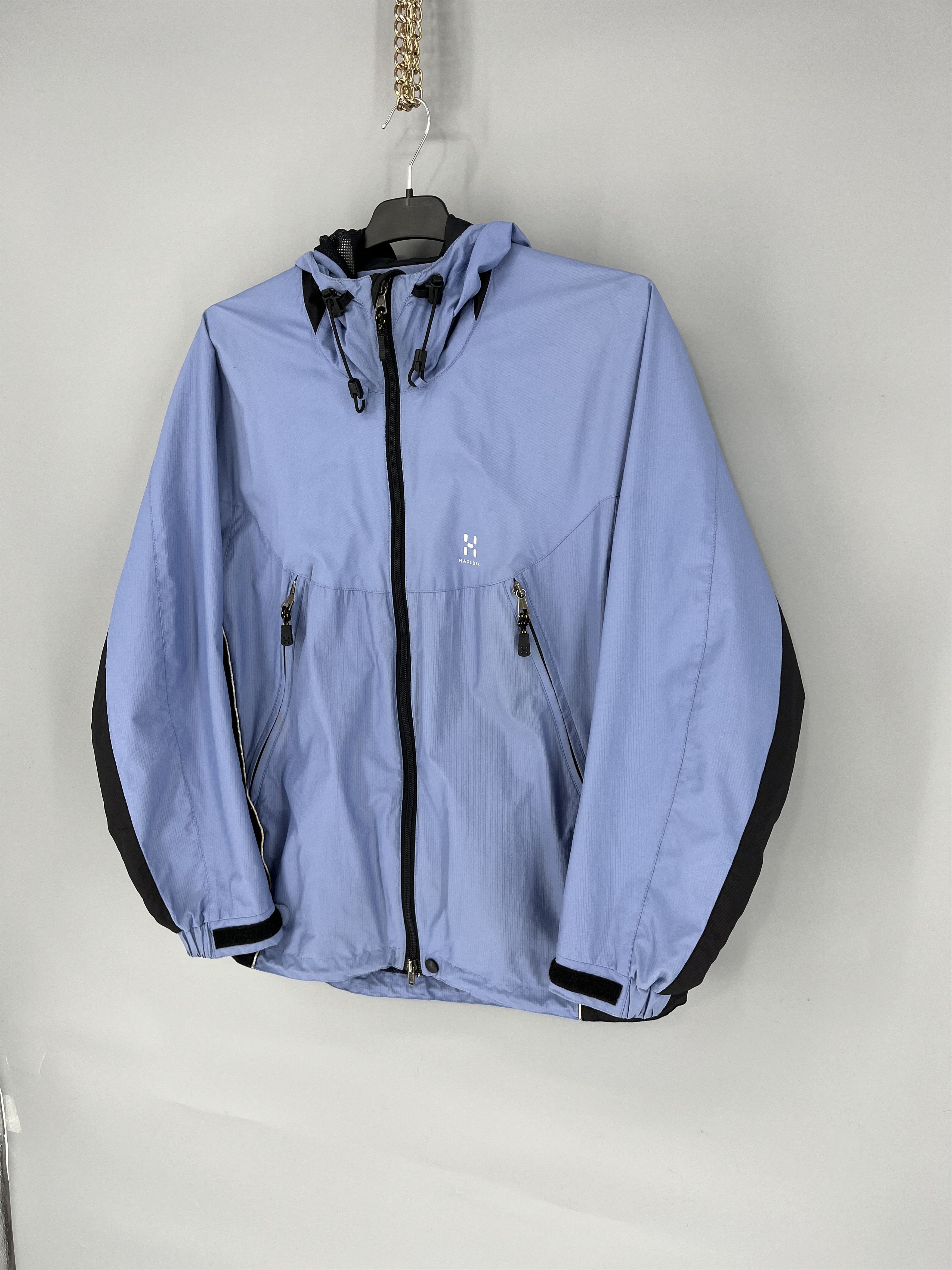 Haglofs Women’s Woman Haglöfs Windbreaker Jacket Blue Nylon Size L Size M / US 6-8 / IT 42-44 - 3 Thumbnail