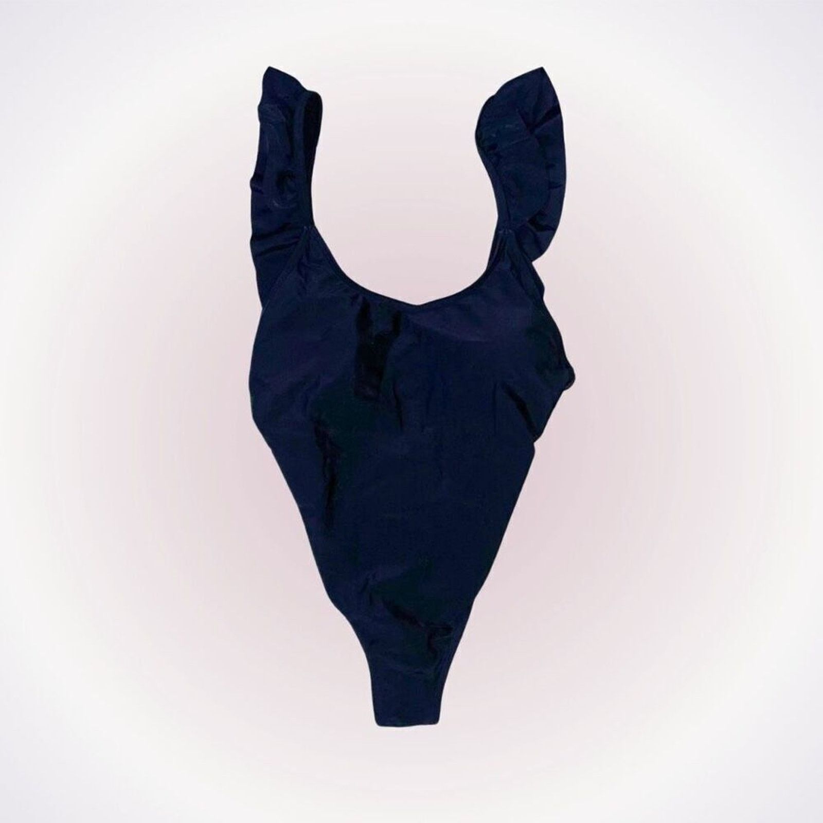 Other One-Piece Frill Strap Black Bathing Suit | Size S Size S / US 4 / IT 40 - 1 Thumbnail
