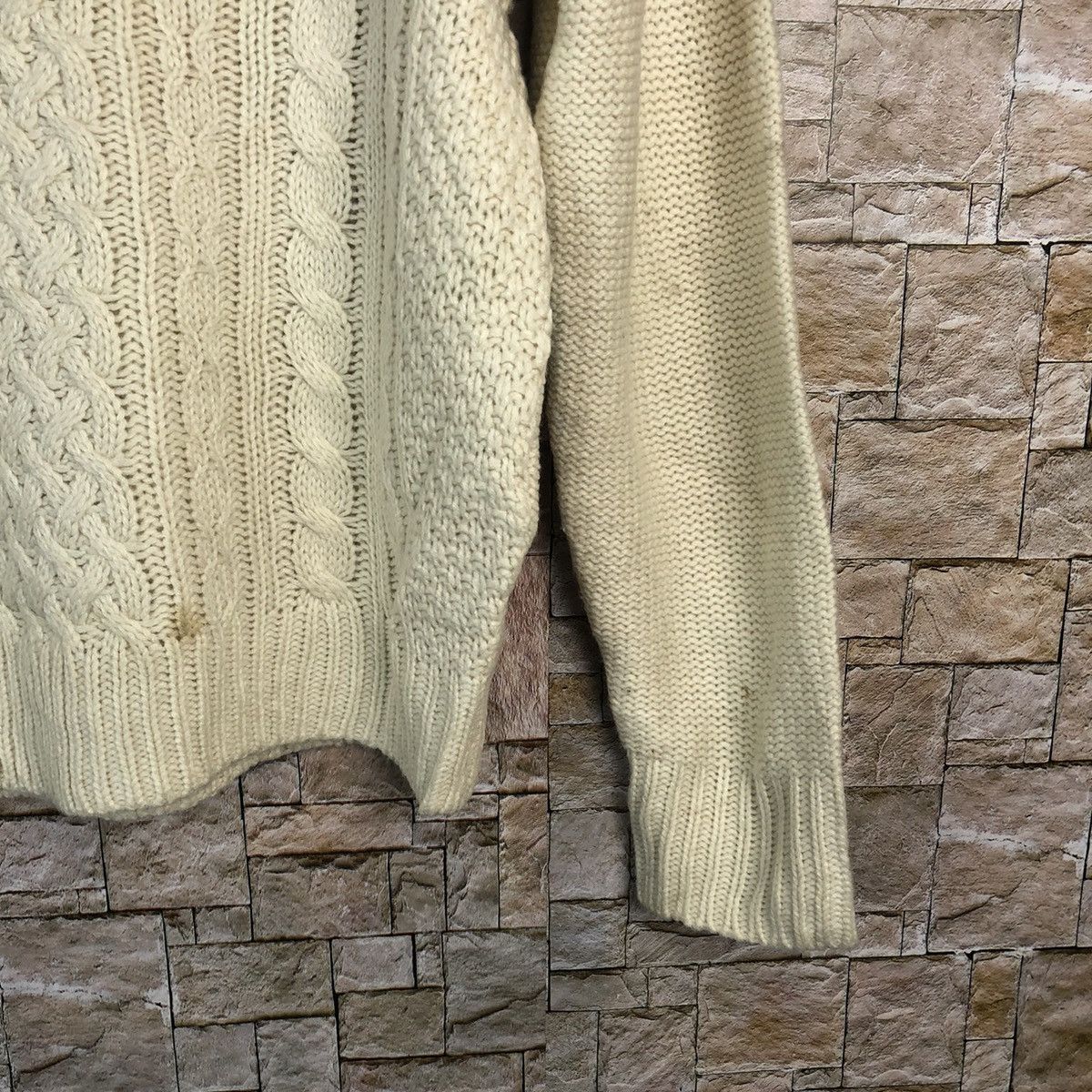 Homespun Knitwear × Japanese Brand Hypen Worl Gallery White Knitwear #A922 Size M / US 6-8 / IT 42-44 - 8 Thumbnail