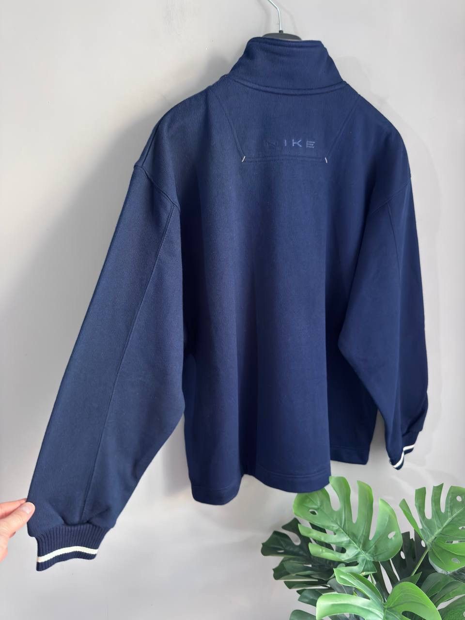 Nike Vintage Nike 90s Y2K Men's Navy 1/4 Zip Fleece Sweater, M Size US M / EU 48-50 / 2 - 17 Thumbnail