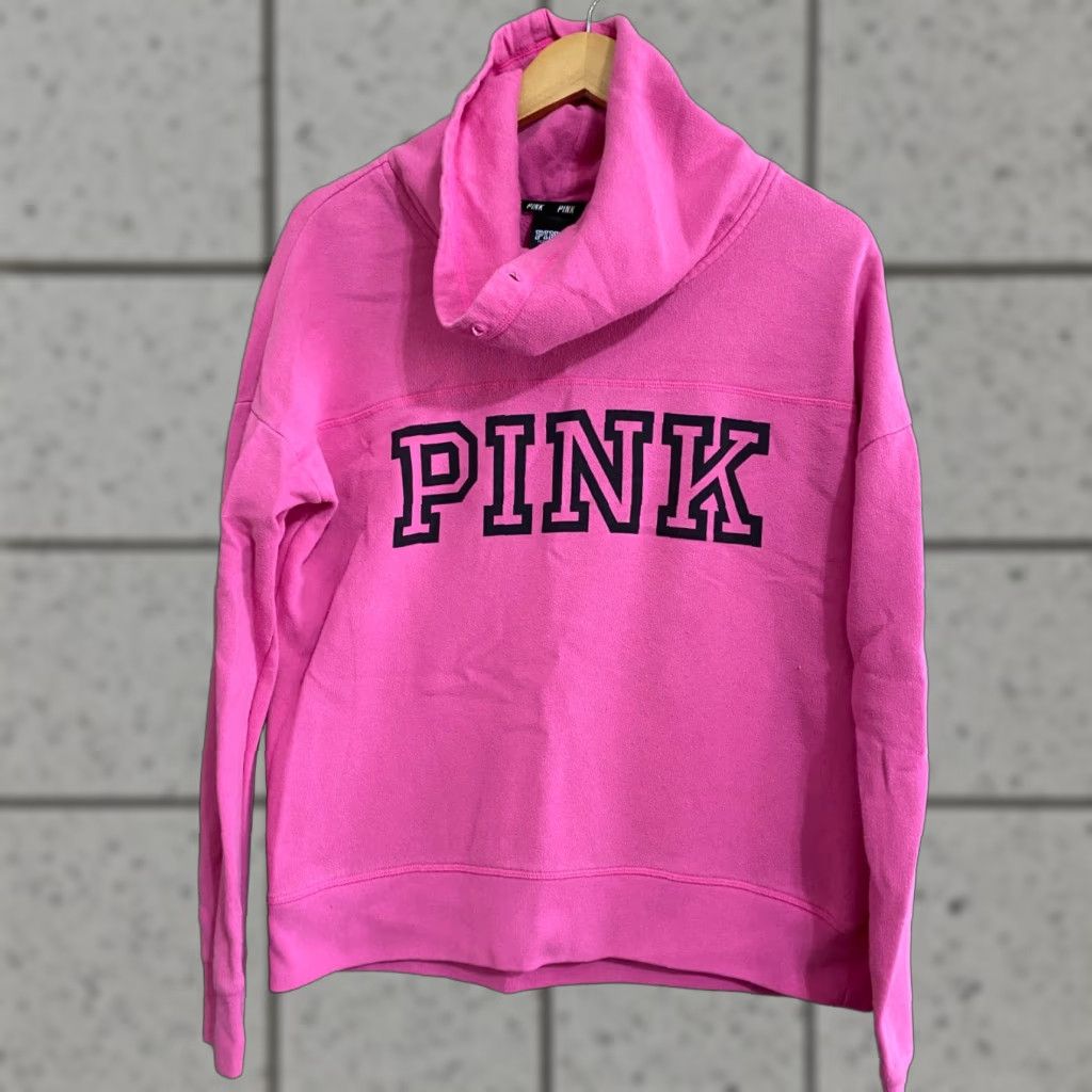 Victoria's Secret VICTORIA'S SECRET PINK Women Small Hoodie Sweatshirt SpeLLOUT Pink EUC Size S / US 4 / IT 40 - 1 Thumbnail