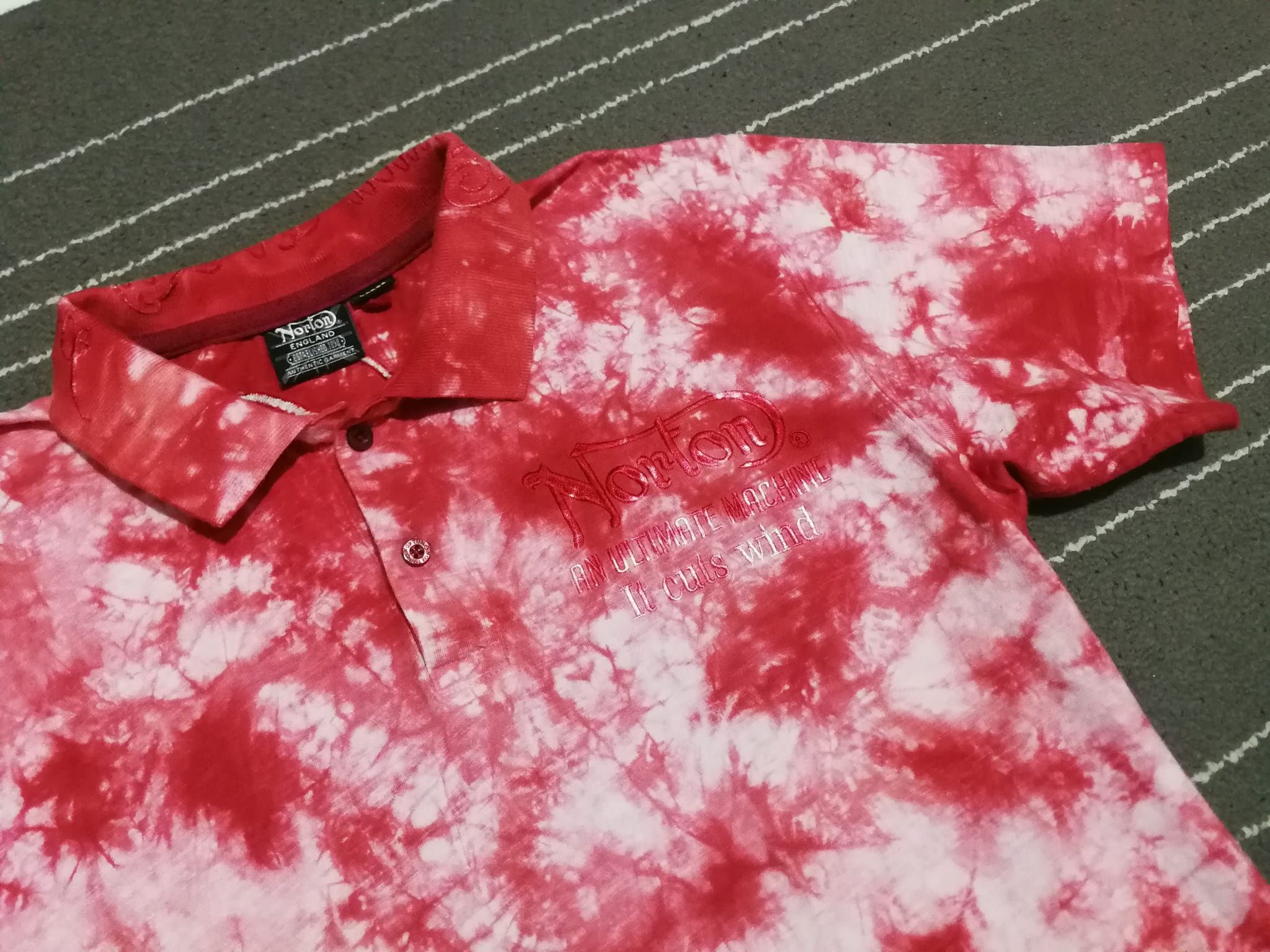 Norton Norton good oldies 98 tie die polo tee M Size US M / EU 48-50 / 2 - 6 Thumbnail