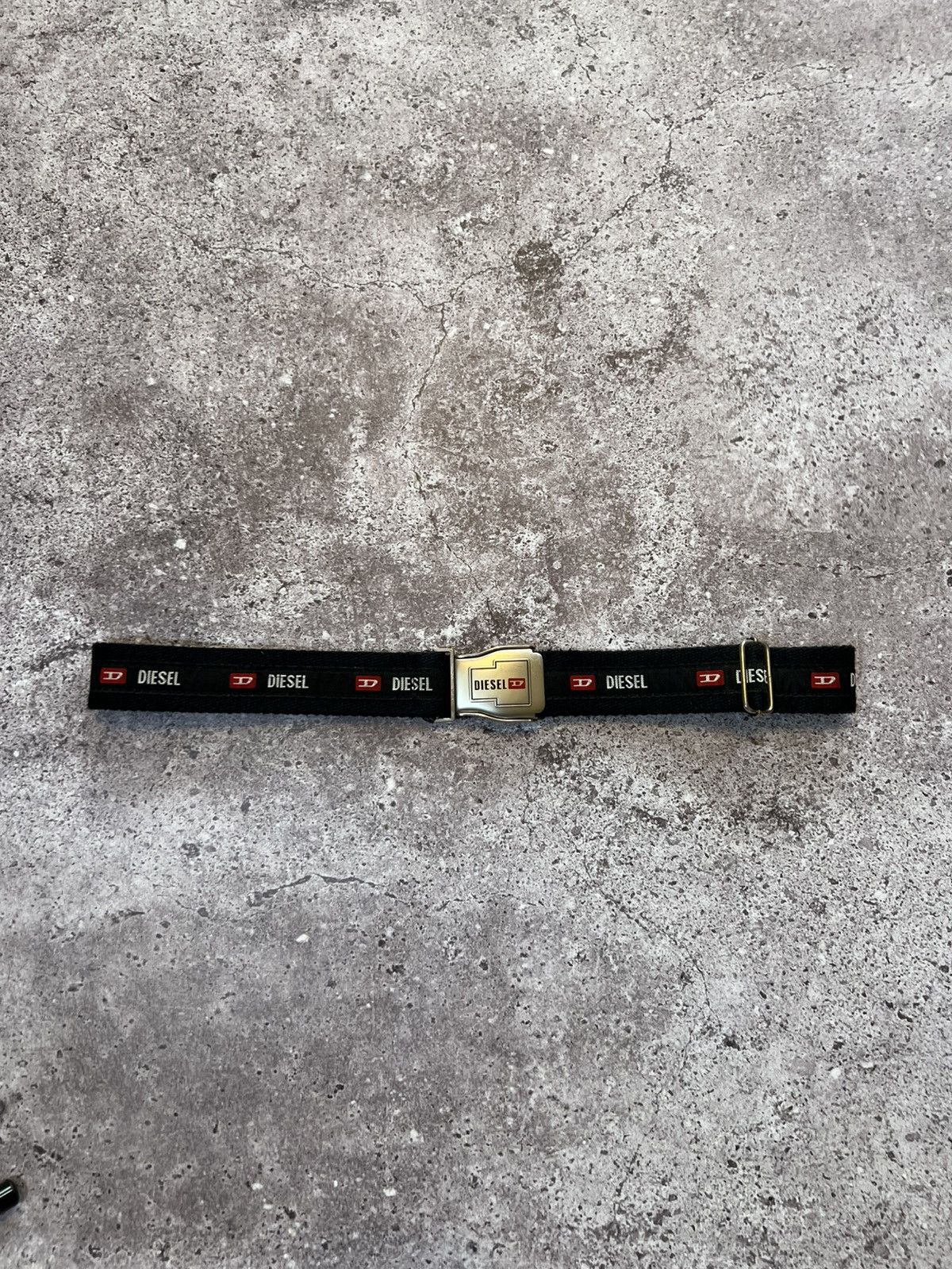 Diesel Vintage Diesel Belt Monogram Logo Metal Buckle Y2k HYPE Size ONE SIZE - 3 Thumbnail