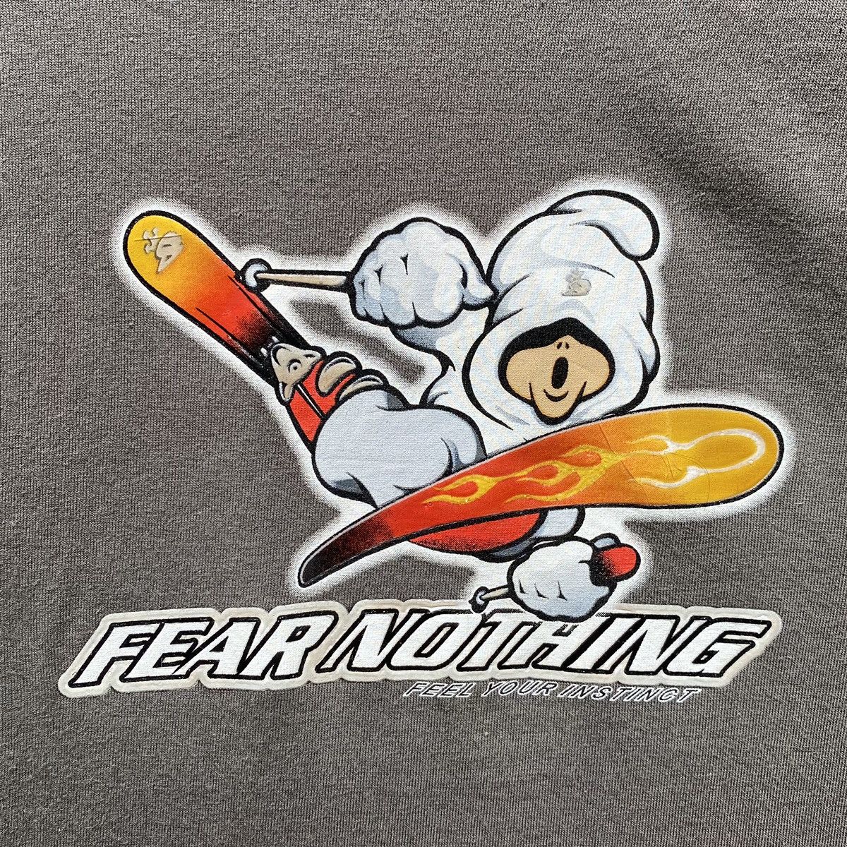 Vintage Vintage Spirit Hip Hop Graffiti Shirt Skiing Fear Nothing Size US S / EU 44-46 / 1 - 8 Thumbnail
