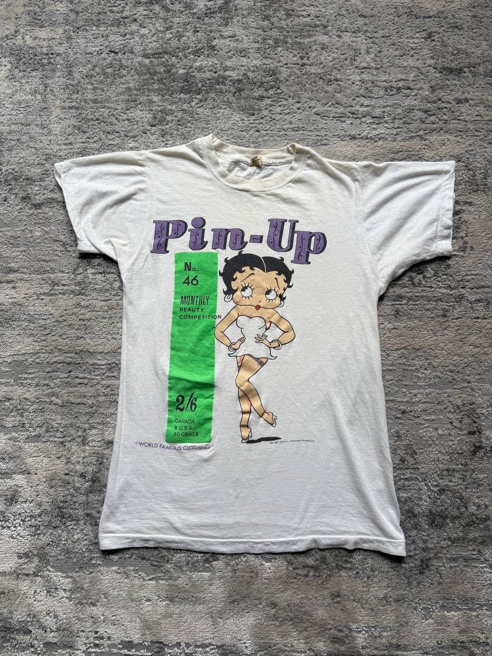 Vintage Beety boop 1987 vintage t shirt Size US S / EU 44-46 / 1 - 1 Thumbnail