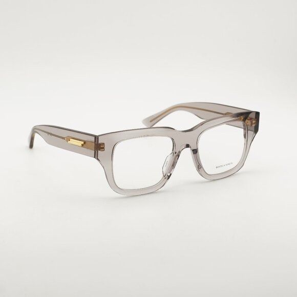 Bottega Veneta Bottega Veneta BV1361O 010 Eyeglasses Transparent Grey 50mm Size ONE SIZE - 6 Thumbnail