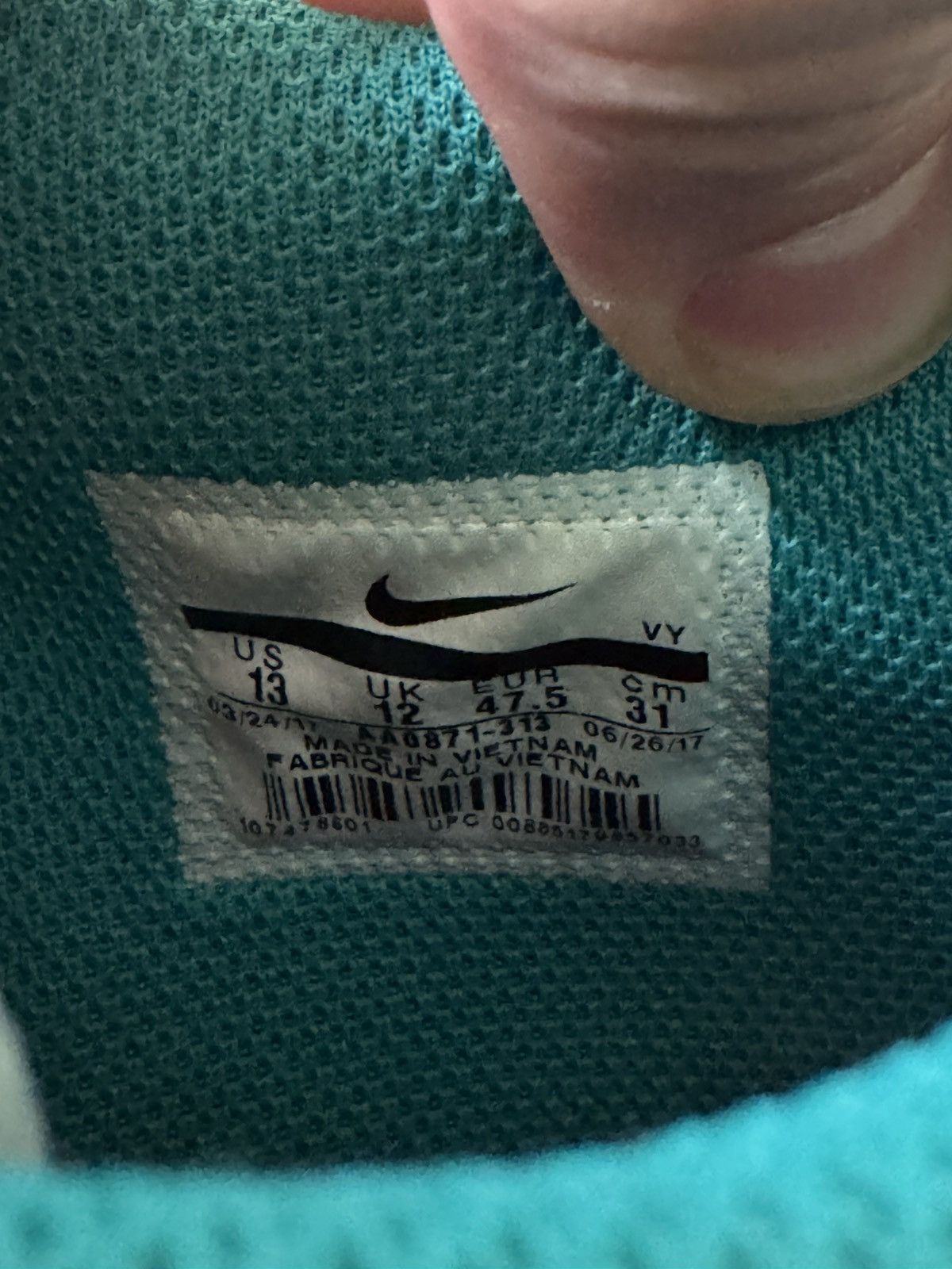 Nike × Supreme Nike SB x Supreme Air Force 2 Low Blue (Size 13) Size US 13 / EU 46 - 9 Thumbnail