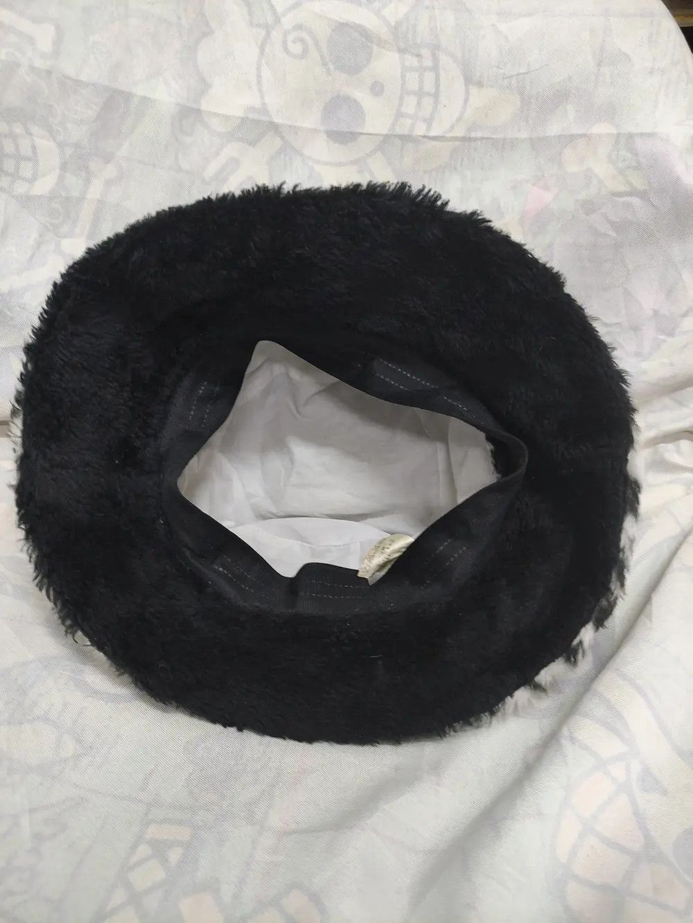Japanese Brand Fur Bucket Hat Zebra Design Size ONE SIZE - 4 Thumbnail