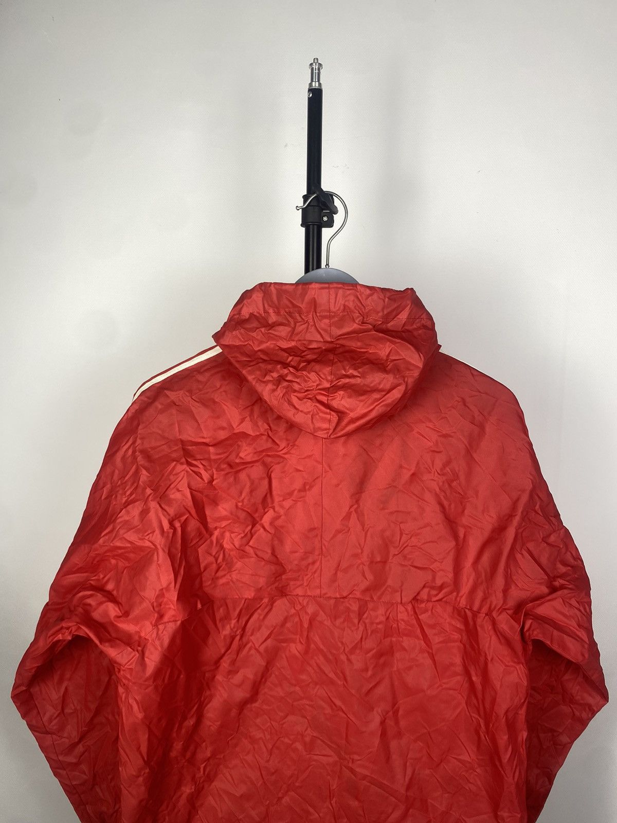 Adidas × Vintage Rare 80s Vintage AdidasTrack Rain Jacket Transformer Bag Size US S / EU 44-46 / 1 - 12 Thumbnail