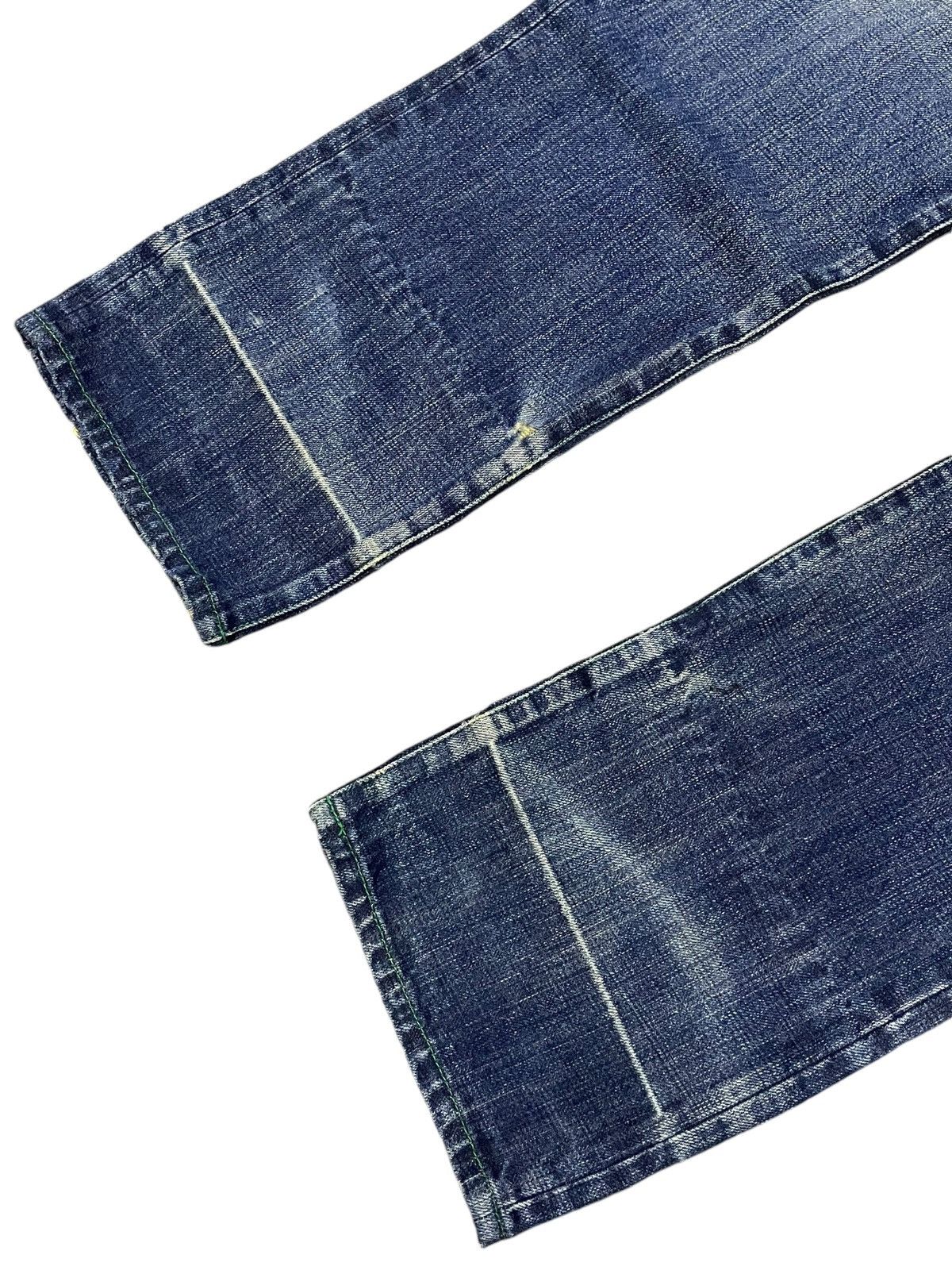 Japanese Brand Doarat Japan Distressed Whiskers Loose Straight Jeans Size US 30 / EU 46 - 5 Thumbnail