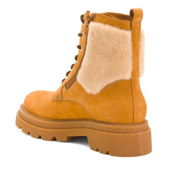 Other VOILE BLANCHE Cleofe Shearling Lined Leather Booties sz 38 Size US 8 / IT 38 - 2 Thumbnail