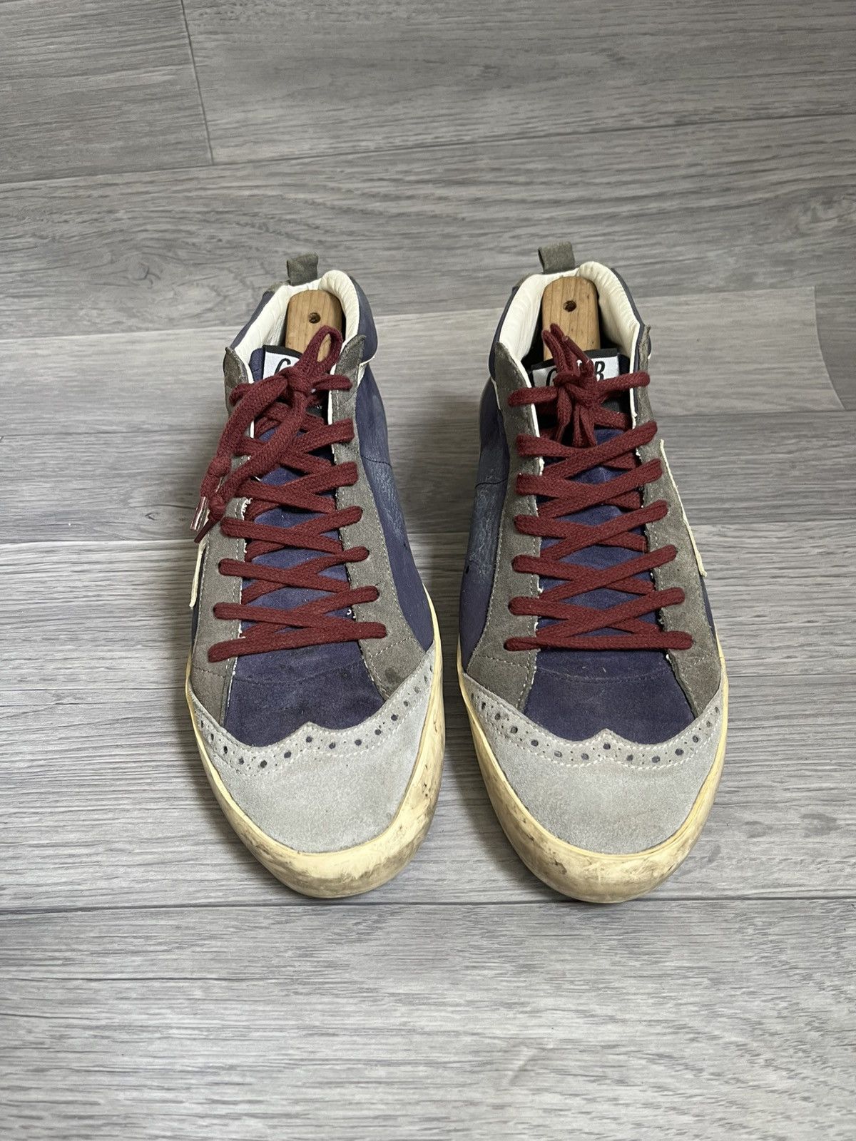 Golden Goose Golden goose mid star distressed leather sneakers sz 41 Size US 8 / EU 41 - 2 Thumbnail