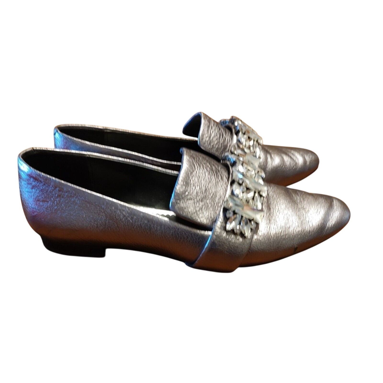 Karl Lagerfeld Karl Lagerfeld Metallic Loafers Flats Shoes Embellished 8.5 Size US 8.5 / IT 38.5 - 2 Thumbnail