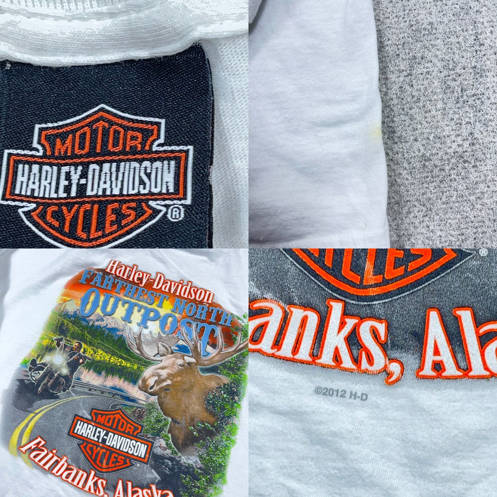 Harley Davidson Vintage Harley Davidson Shirt Men 2XL Long Sleeve Hit Fire Flames Alaska Y2K Size US XXL / EU 58 / 5 - 8 Thumbnail