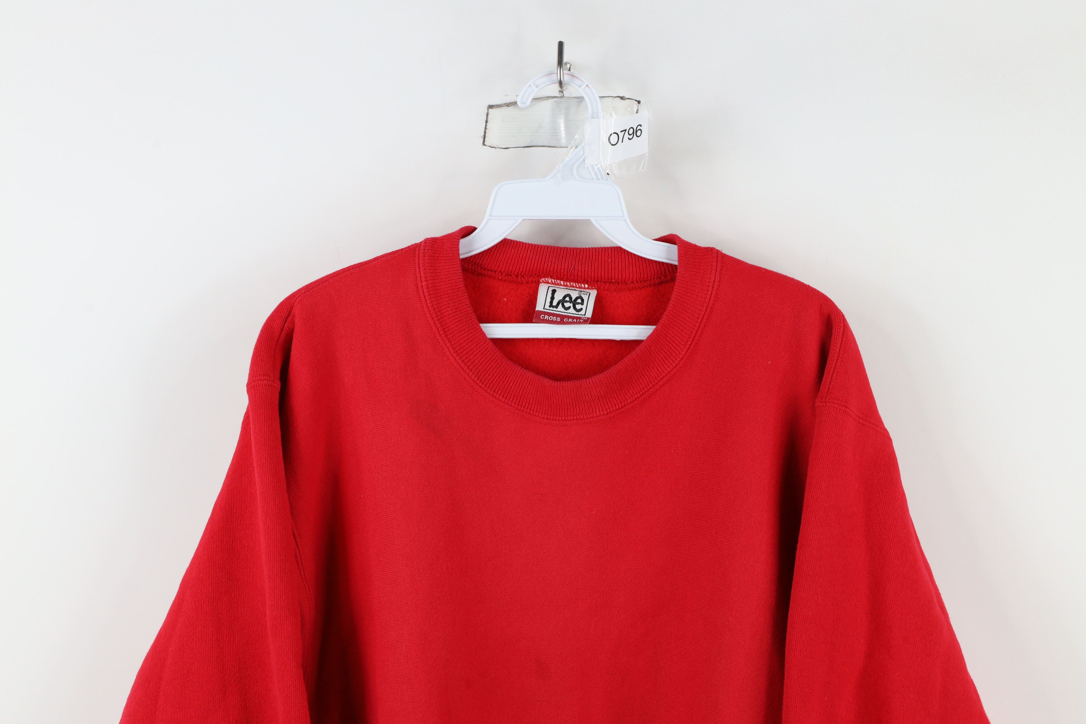 Vintage Vintage 90s Streetwear Heavyweight Cross Weave Sweatshirt Size US L / EU 52-54 / 3 - 2 Thumbnail