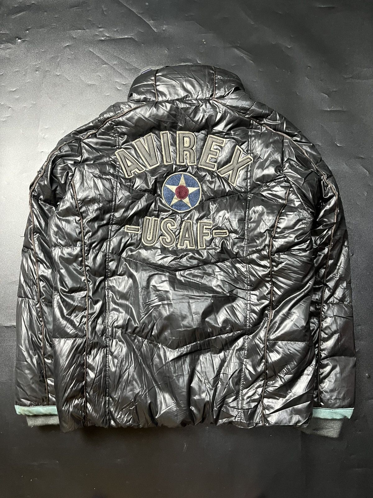 Avirex × Le Grande Bleu (L.G.B.) × Vintage VINTAGE AVIREX CRAZY PUFFER JACKET Size US M / EU 48-50 / 2 - 3 Thumbnail