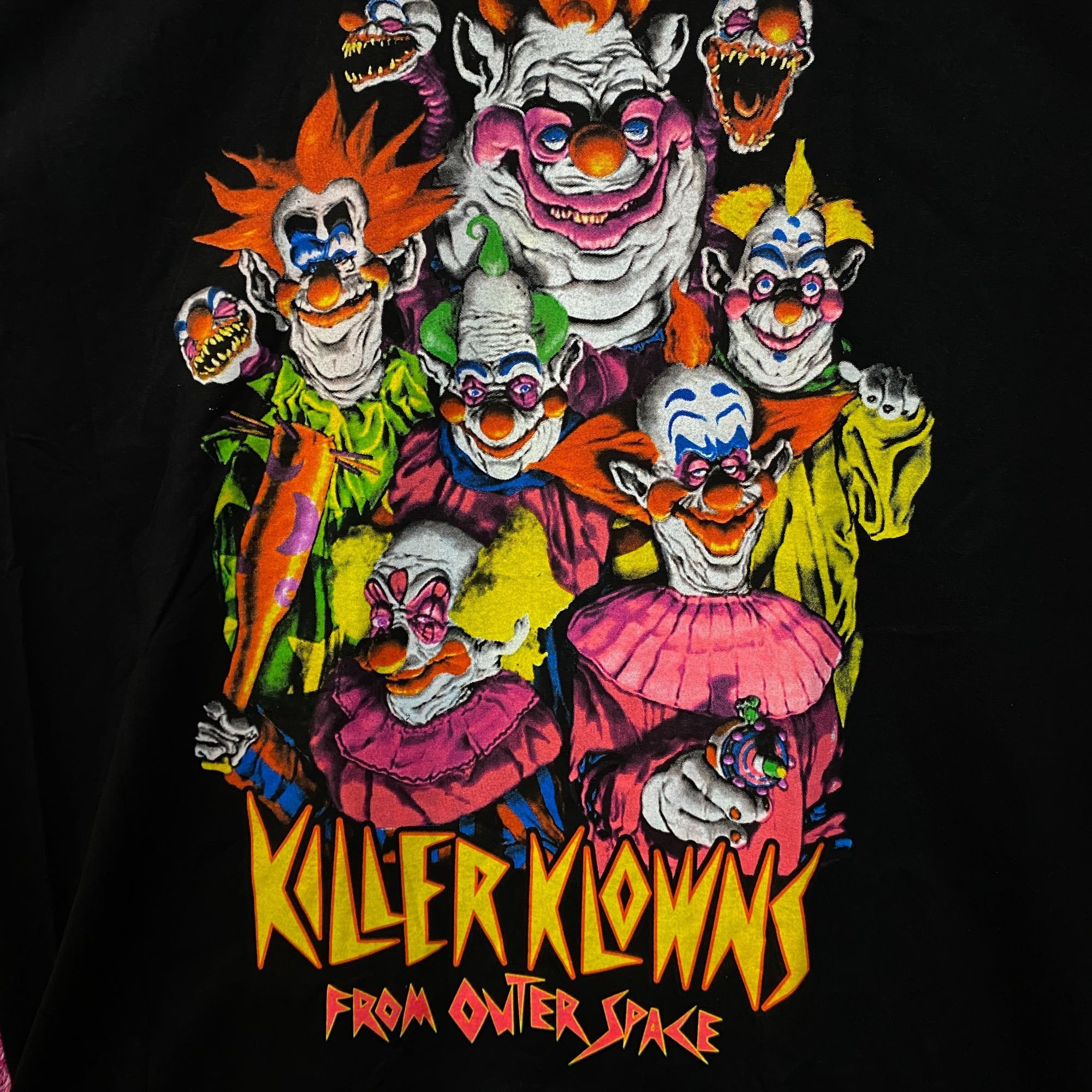 Other Killer Klowns From Outerspace Neon Movie Poster T-shirt size Size US XL / EU 56 / 4 - 2 Thumbnail