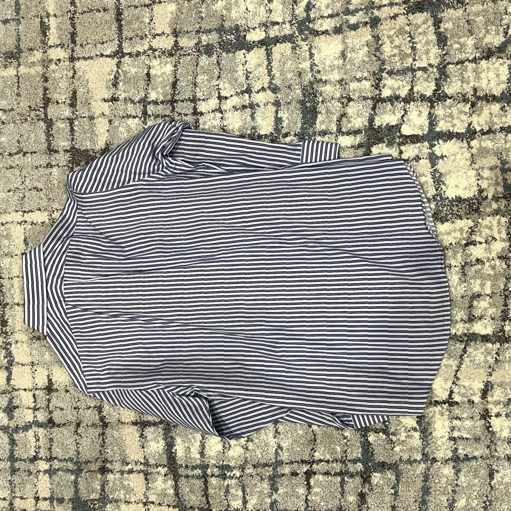 Brooks Brothers Brooks Brothers Mens Dress Shirt Regent Lot Size 16 33 Non Iron Supima Cotton Polka Dot Blue Regular Neck 16in Barrel Cuff Size 42R - 5 Thumbnail