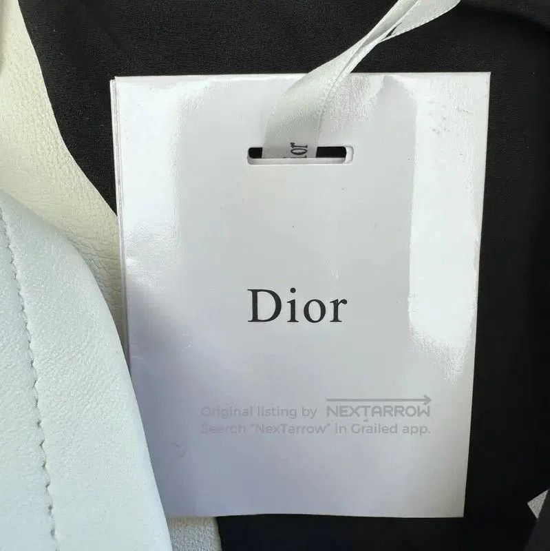 Dior Dior Women's Cream Leather Jacket . Size M / US 6-8 / IT 42-44 - 4 Thumbnail