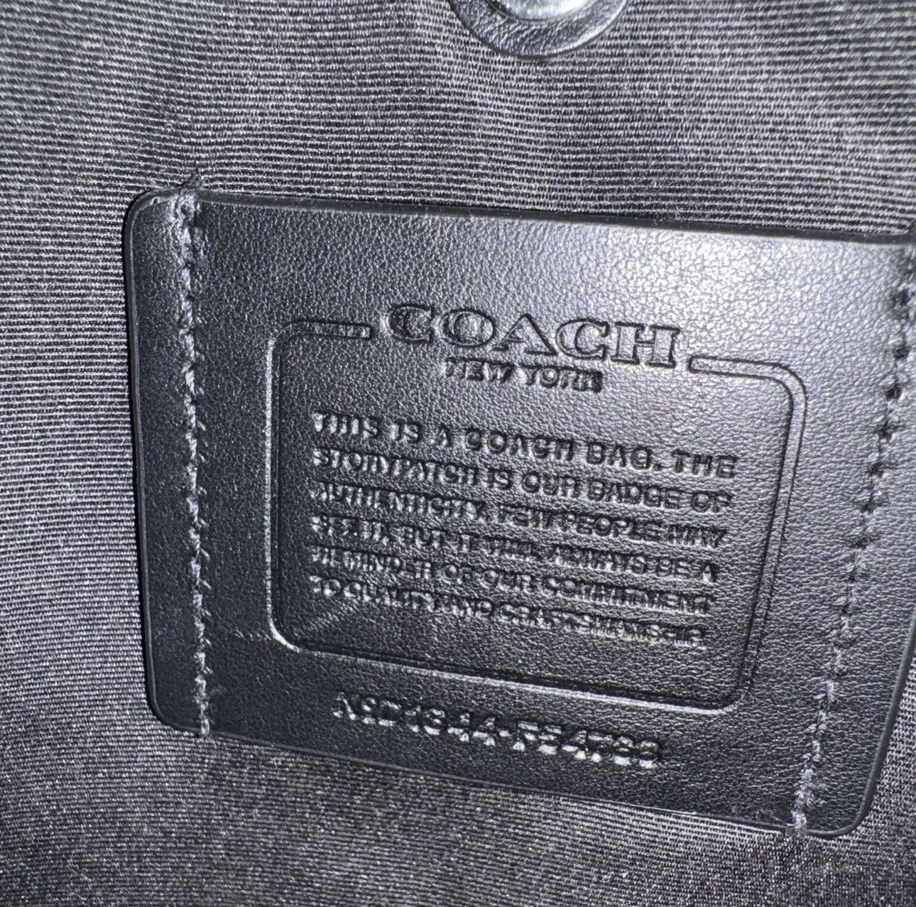 Coach Coach Men’s Charcoal /Black Flight Bag Leather Size ONE SIZE - 6 Thumbnail