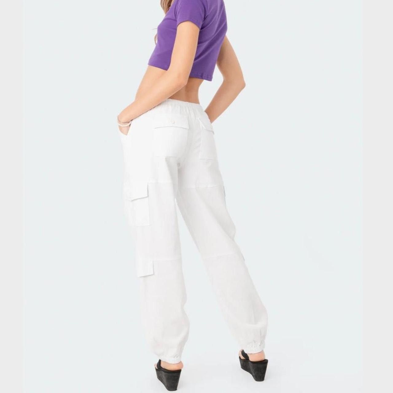 Other edikted white cargo pants S Size 27" / US 4 / IT 40 - 5 Thumbnail
