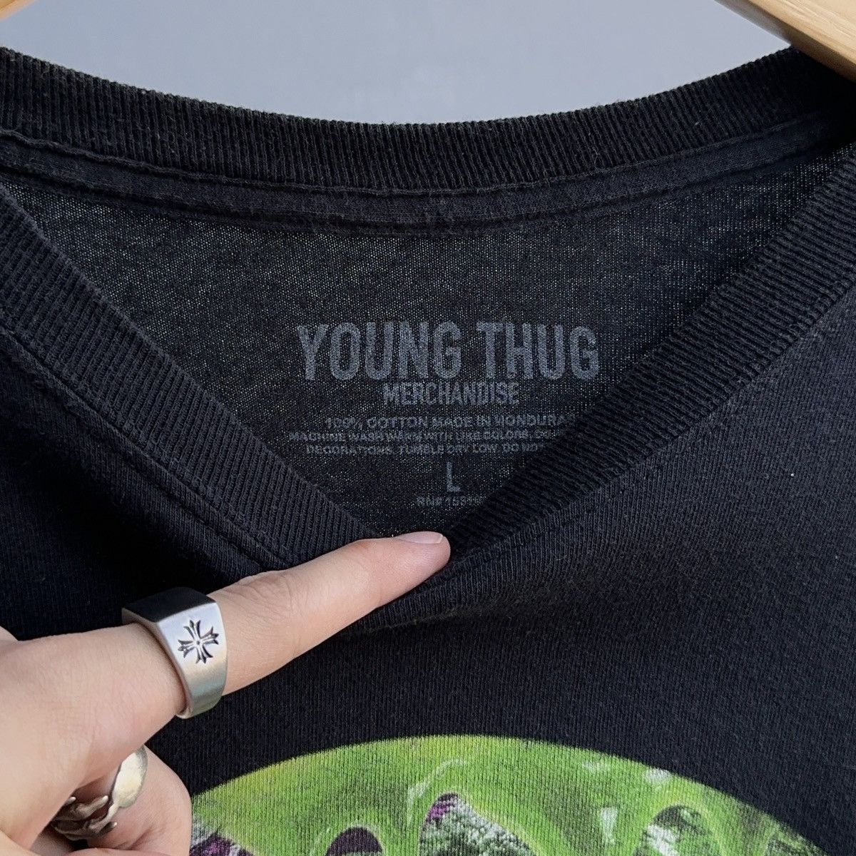 Rap Tees Young Thug “THUGGER” Long Sleeve Tee Size US L / EU 52-54 / 3 - 5 Thumbnail