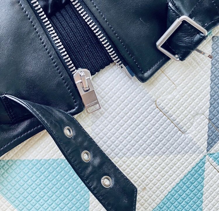 Saint Laurent Paris × Yves Saint Laurent Saint Laurent slp13ss First Year Flying Jacket Leather Size US S / EU 44-46 / 1 - 4 Thumbnail