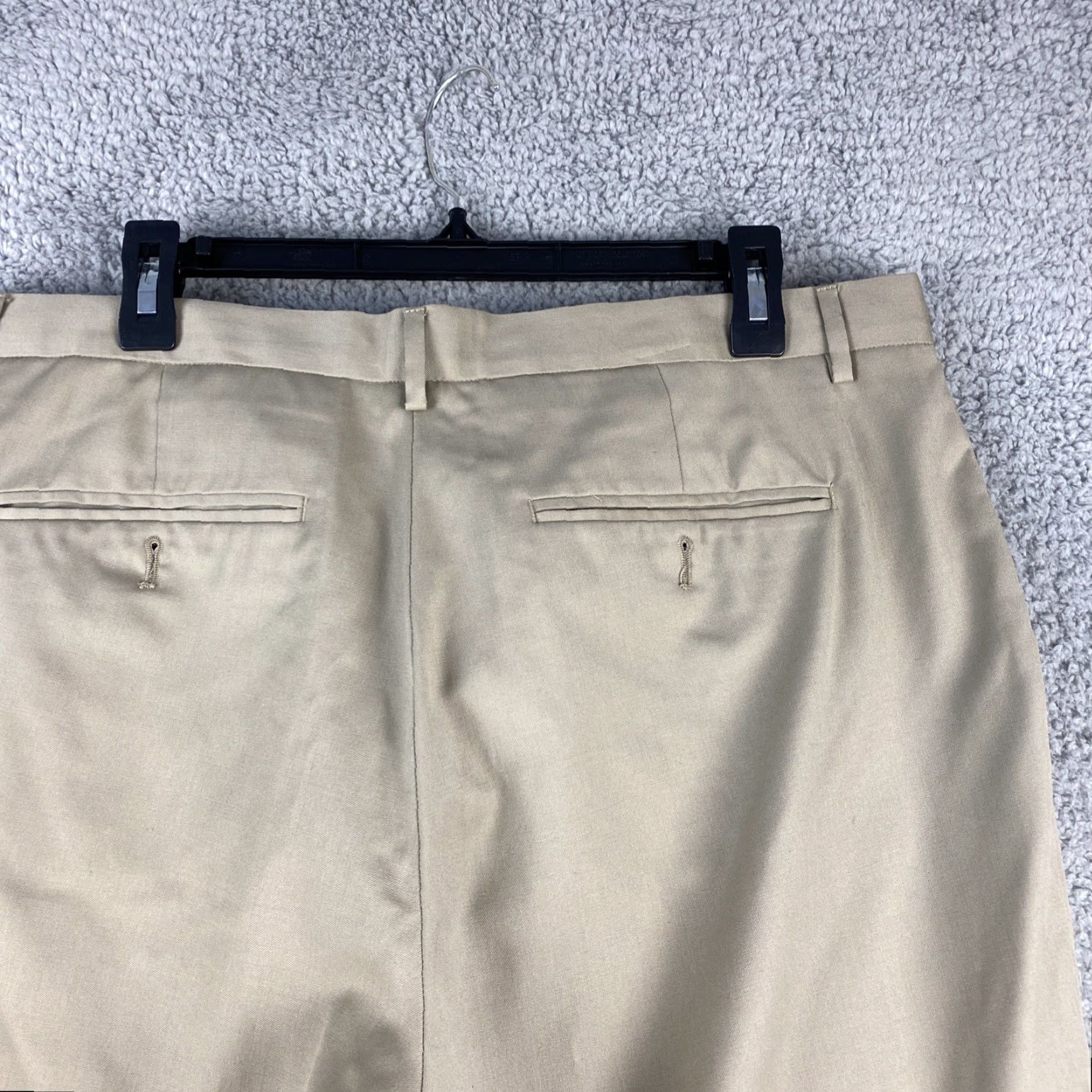Calvin Klein Calvin Klein Dress Pants Men’s Size 36W x 29” Wool Blend Tan Beige Regular Fit Trousers 38-41 Formal Business Casual Pants Size US 36 / EU 52 - 7 Thumbnail