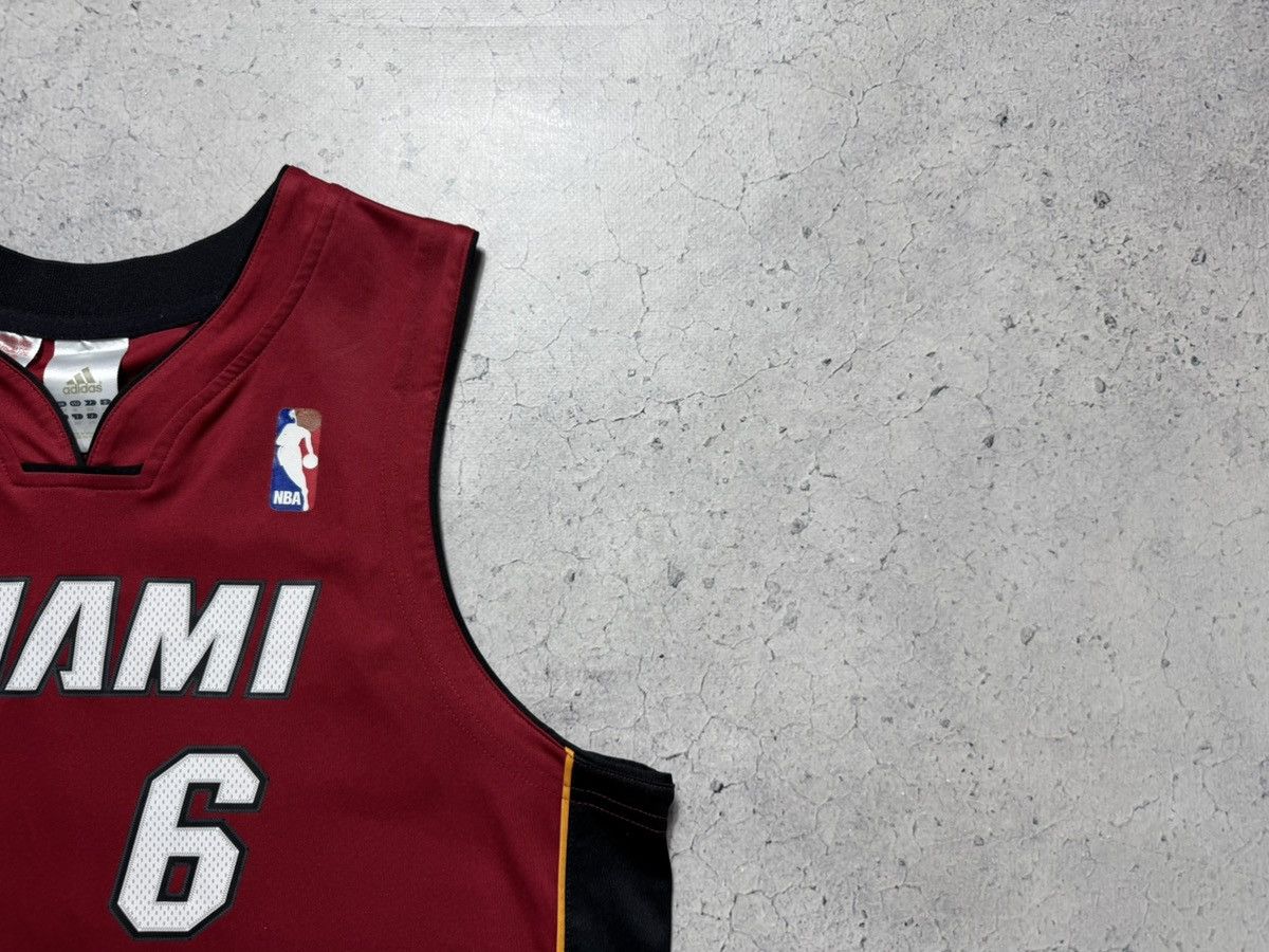 Adidas Adidas Miami #6 James NBA Jersey Shirt Size US S / EU 44-46 / 1 - 3 Thumbnail