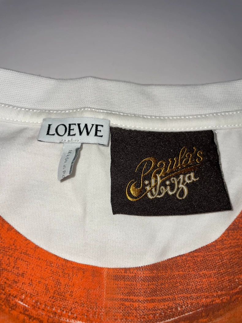 Loewe LOEWE Full printed floral shoulder drop short T Size XS / US 0-2 / IT 36-38 - 4 Thumbnail