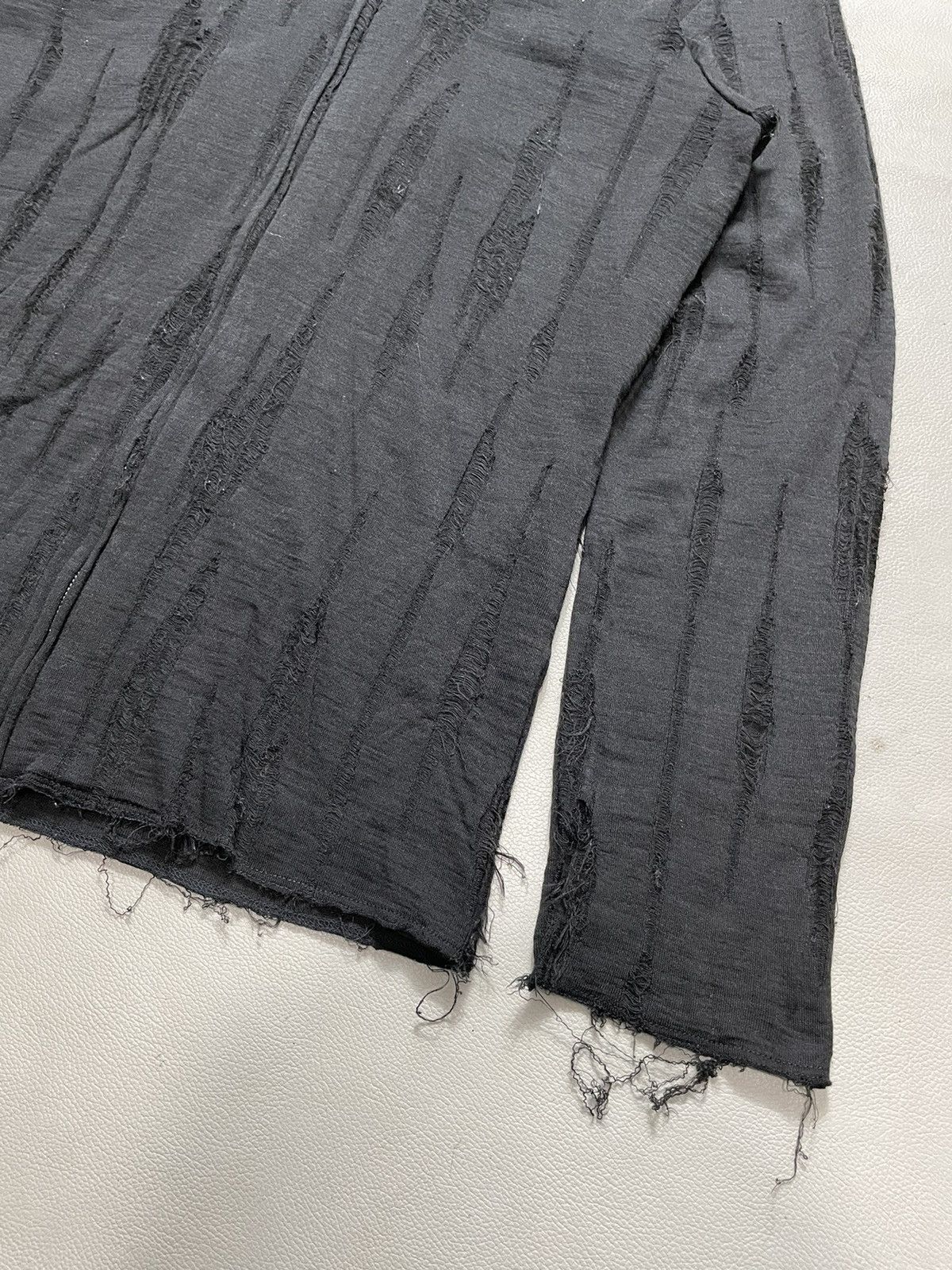 Shellac Shellac Gothic black Distressed Hoodie ifsix style Size US S / EU 44-46 / 1 - 3 Thumbnail