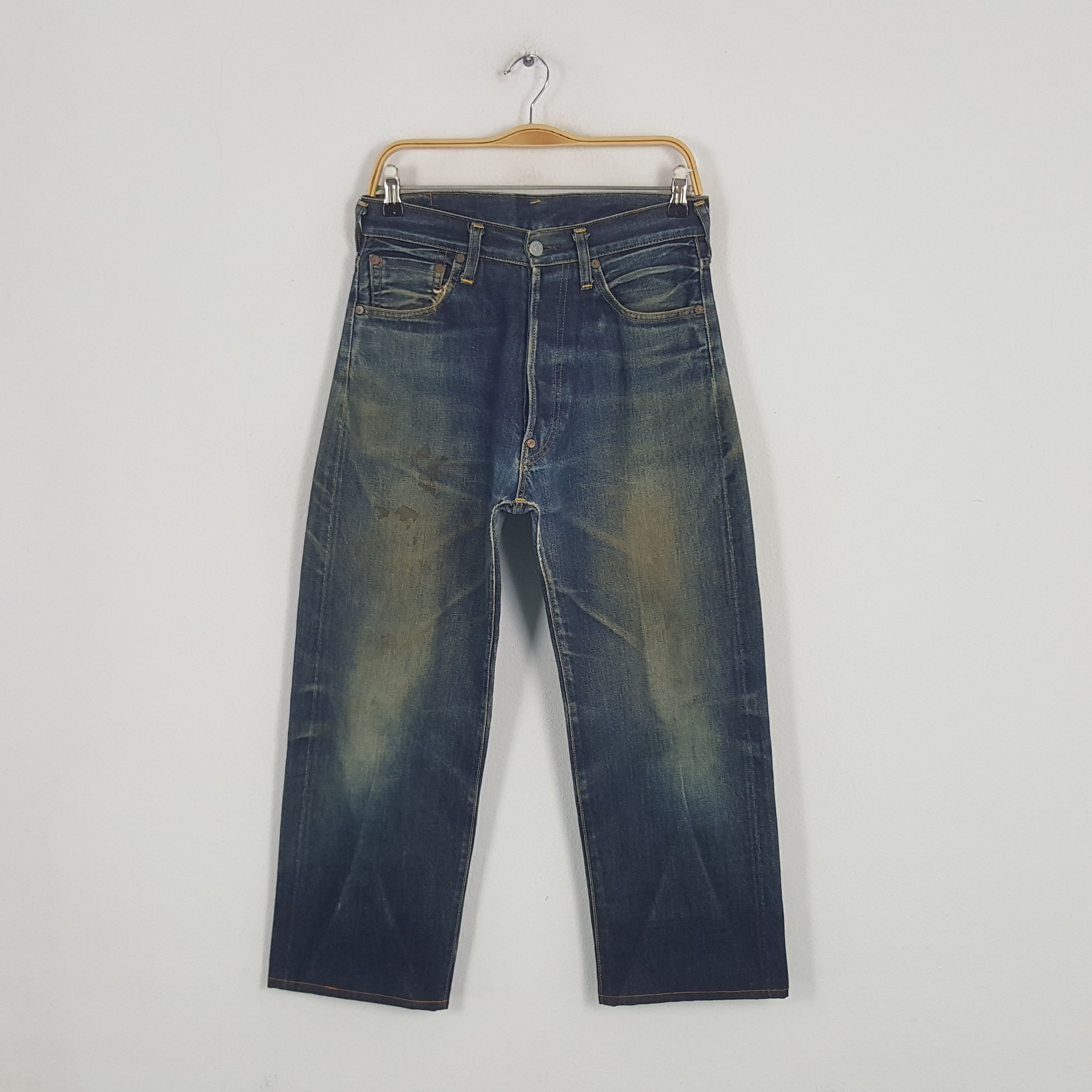 Evisu × Japanese Brand × Vintage Vintage Evisu Selvedge Japanese Daicock Custom Denim Jeans Size US 29 - 4 Thumbnail