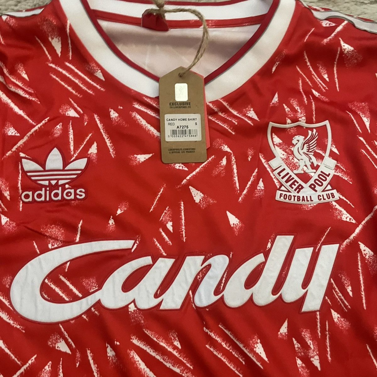 Adidas Liverpool 1989-91 Retro Home Shirt Size US S / EU 44-46 / 1 - 2 Thumbnail